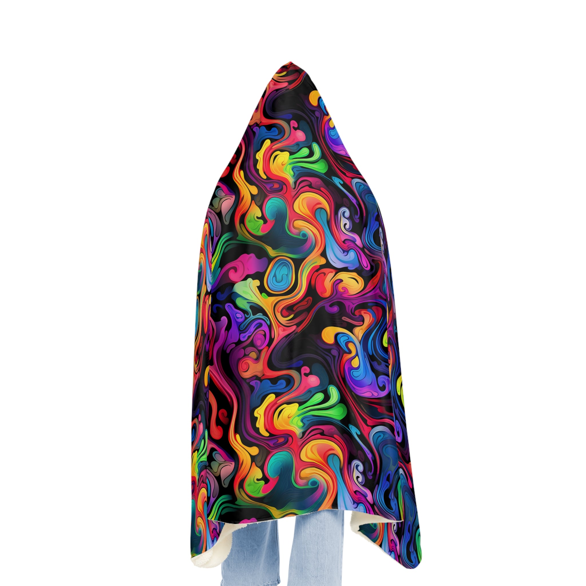 Psychedelic Whirlwind Snuggle Blanket