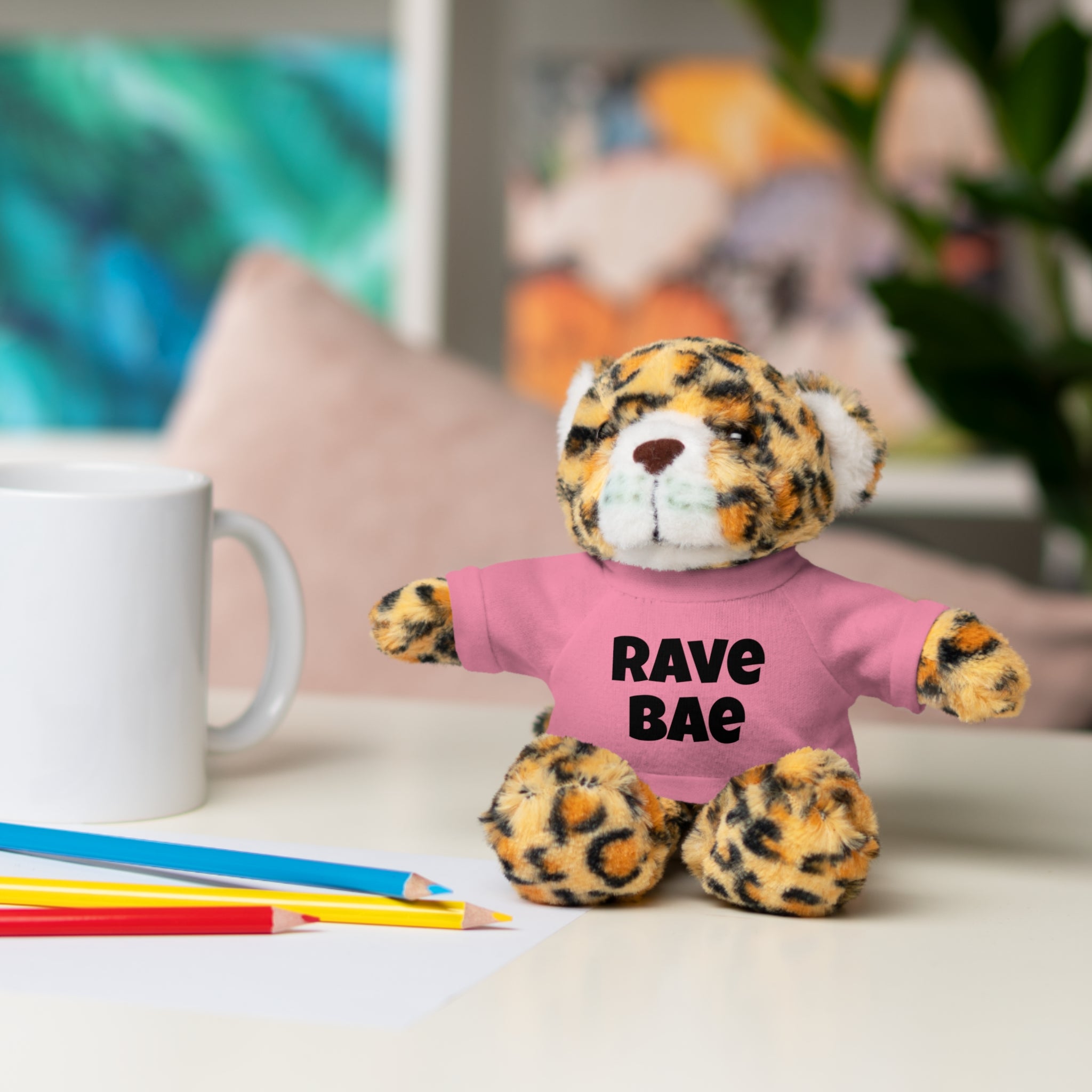 Rave Bae Stuffed Animal with Tee