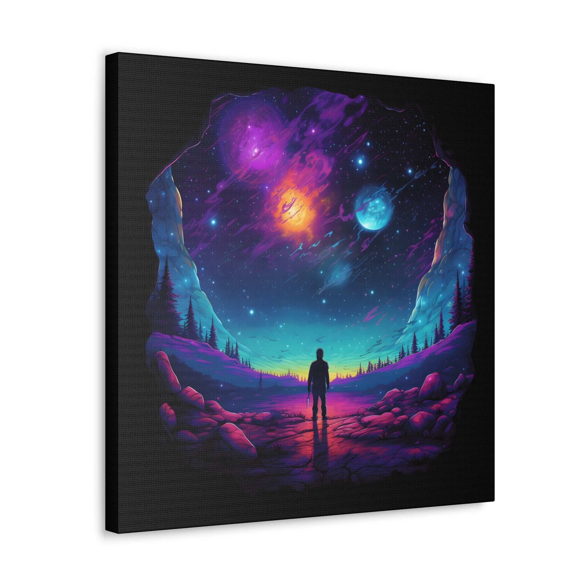 Nebula Nights Canvas Print Art