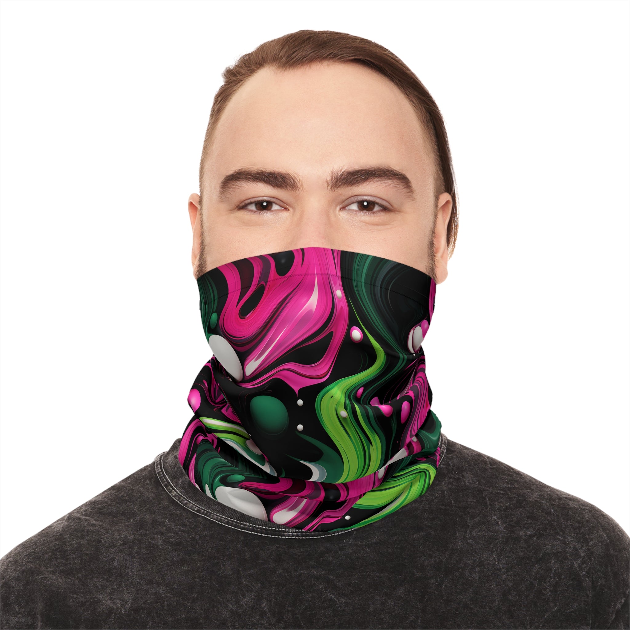 Luminescent Labyrinth Bandana Rave Mask