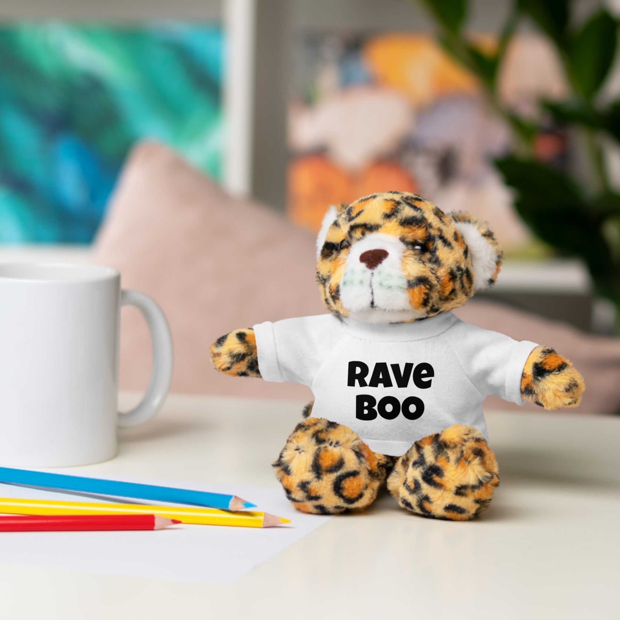 Copy of Copy of Copy of Copy of Best Rave Mom Stuffed Animal with Tee