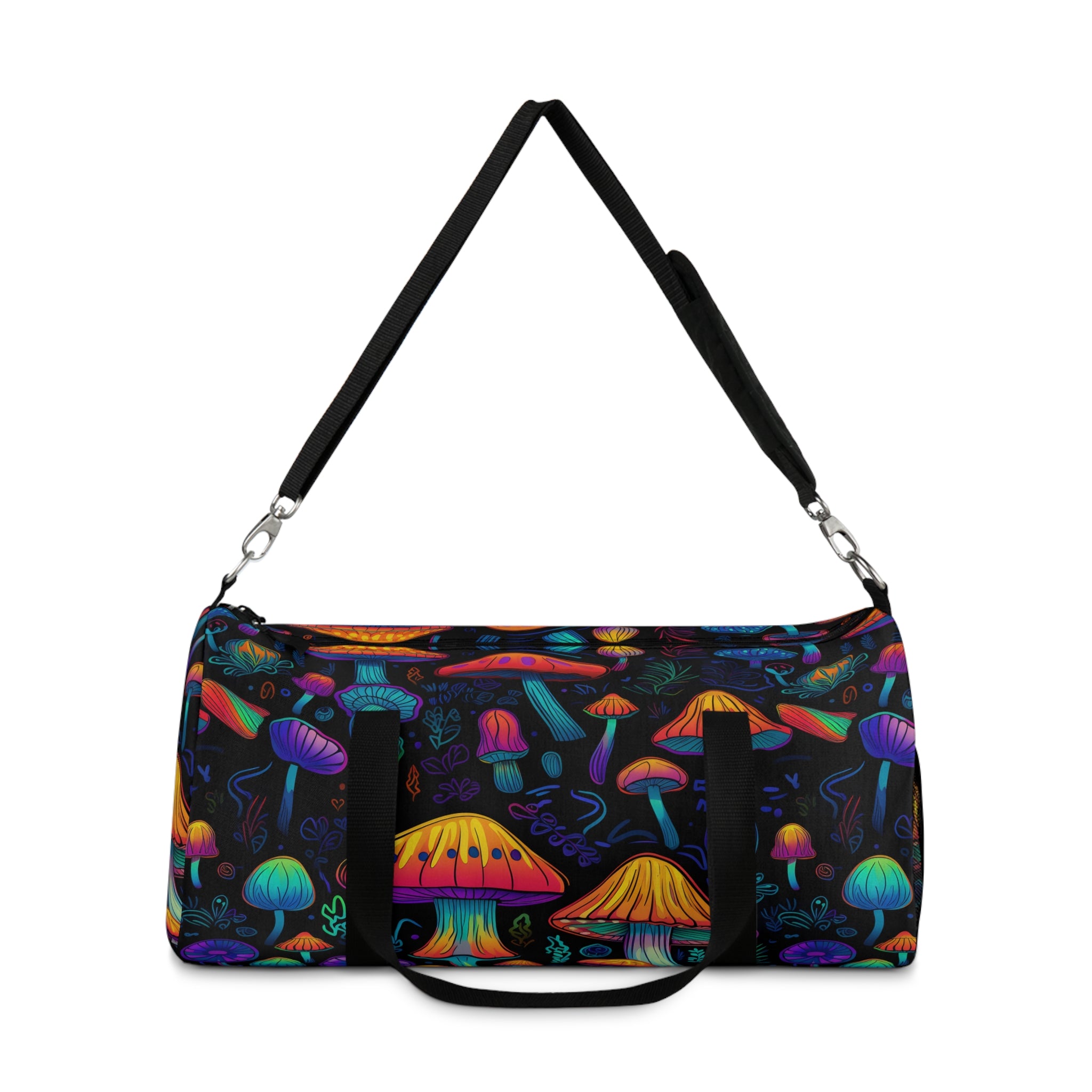 Neon Nostalgia Fungi Duffel Bag