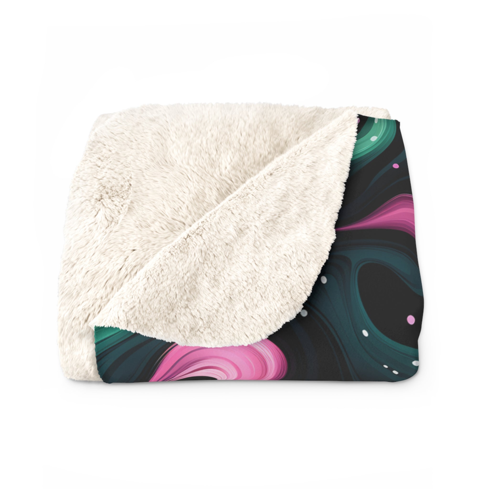 Electric Swirls Fleece Blanket