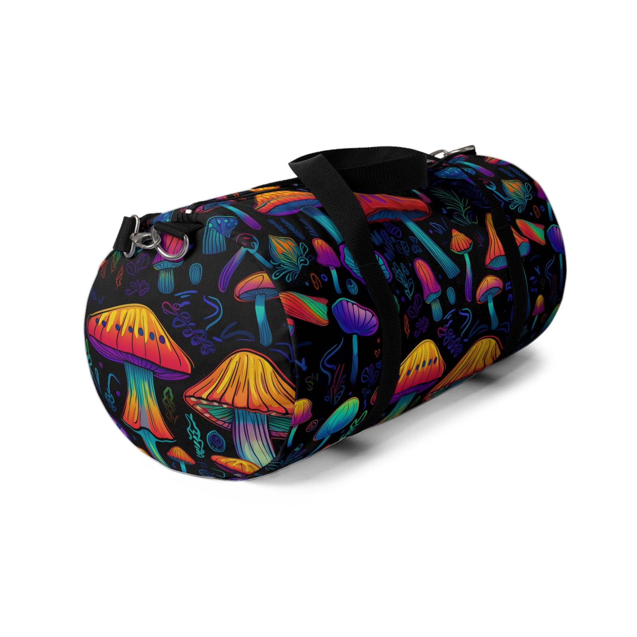 Neon Nostalgia Fungi Duffel Bag