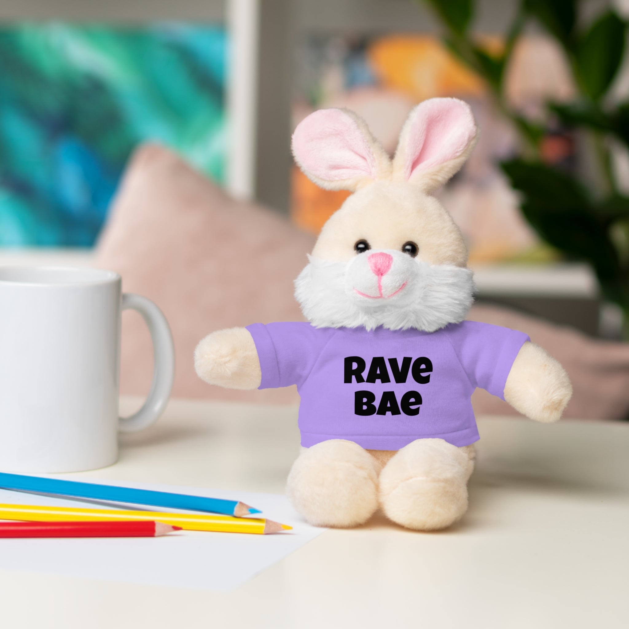 Rave Bae Stuffed Animal with Tee