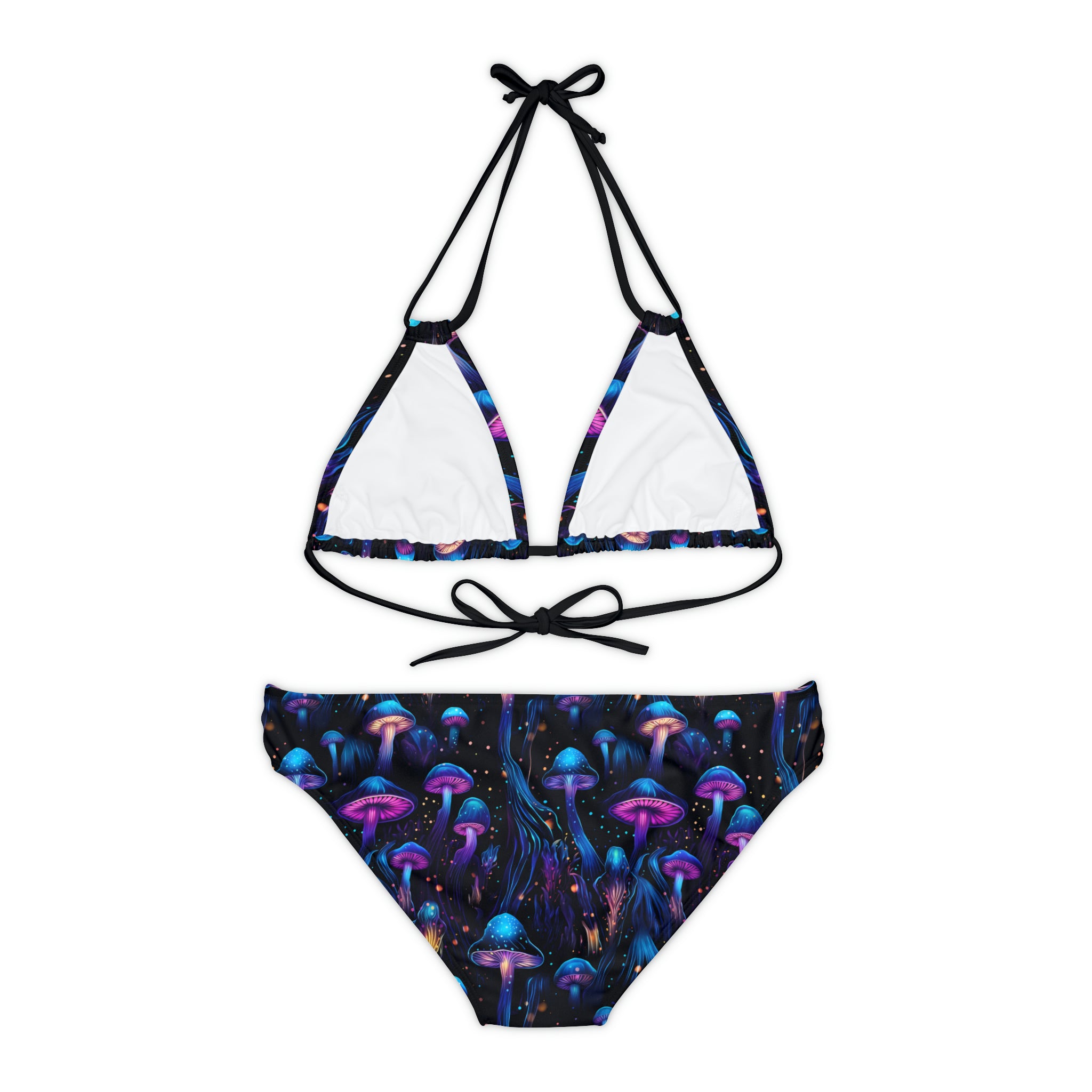 Electric Mushroom Dream Strap Bikini Set