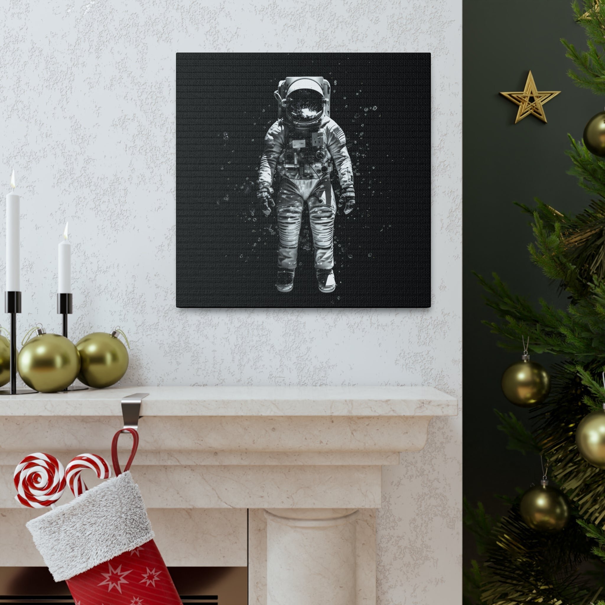 Astronaut Aesthetics Canvas Print Art