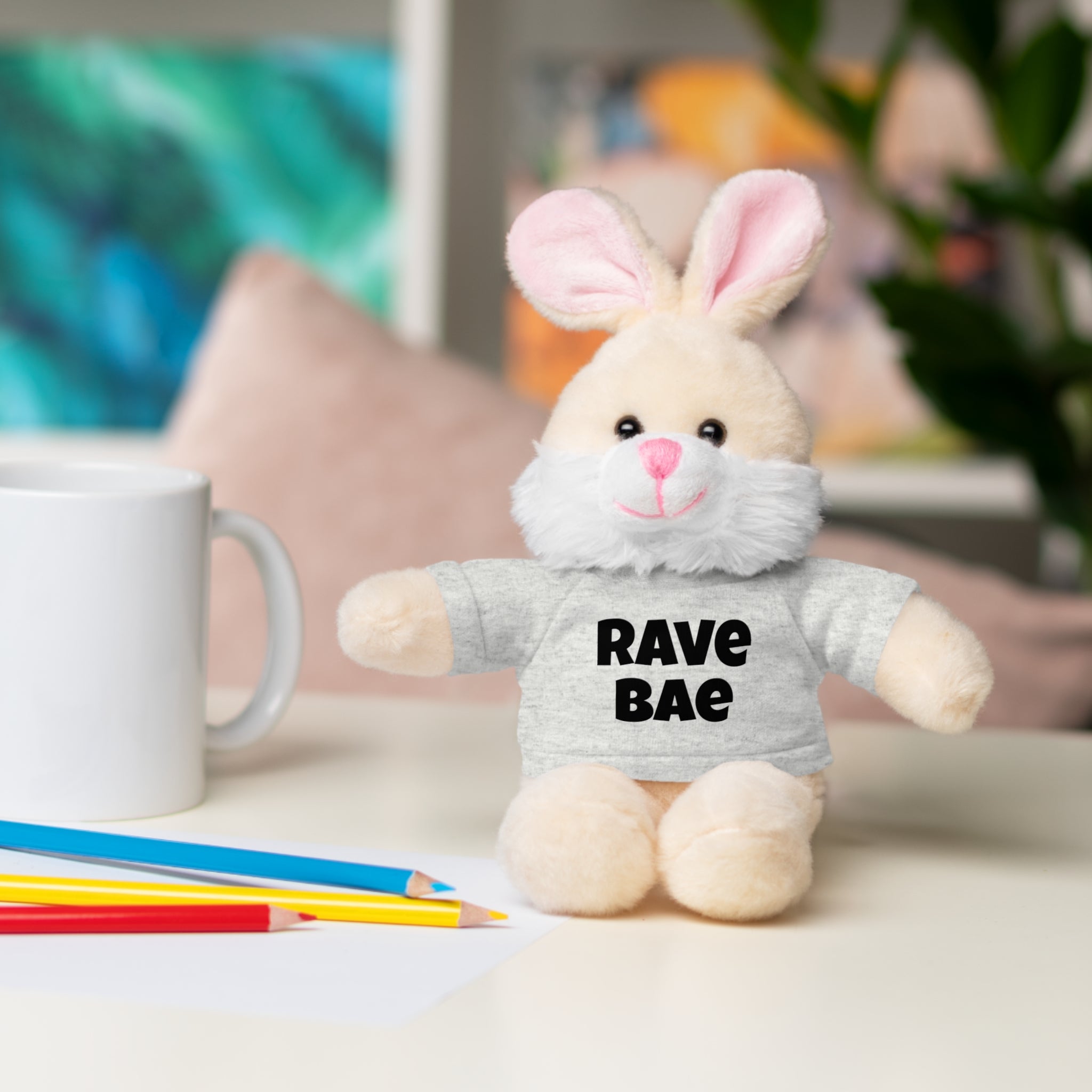 Rave Bae Stuffed Animal with Tee