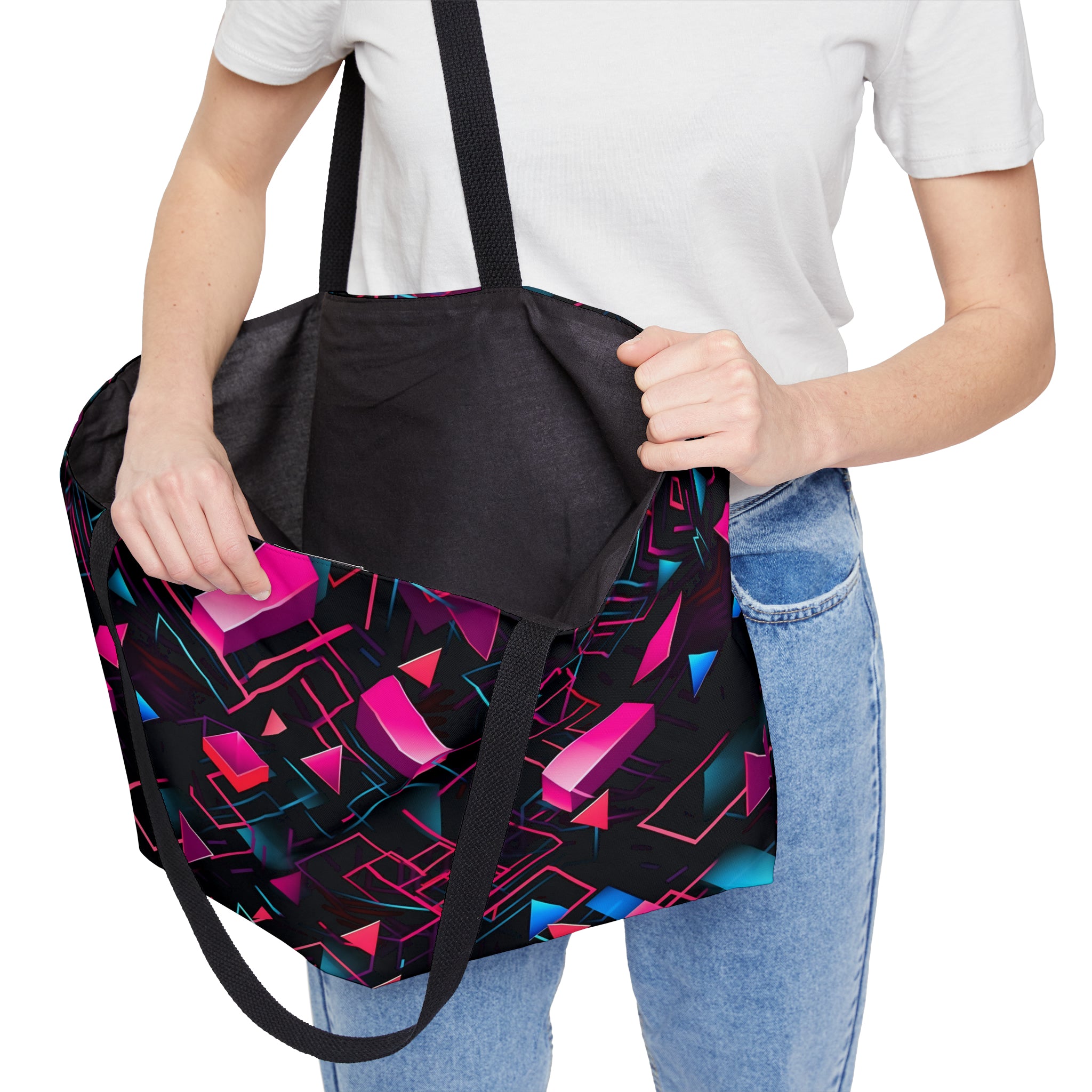 Neon Nova Weekender Tote Bag