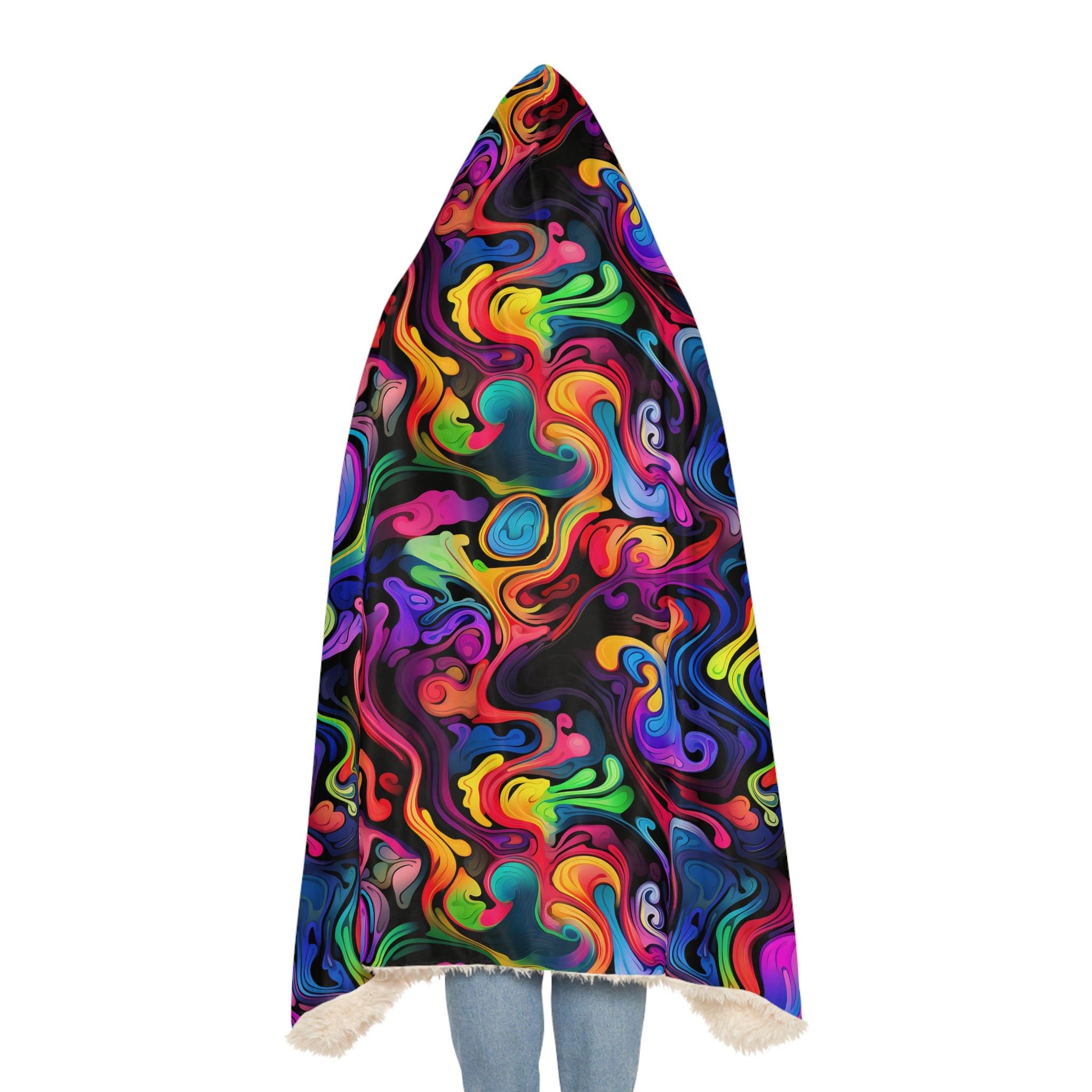 Psychedelic Whirlwind Snuggle Blanket