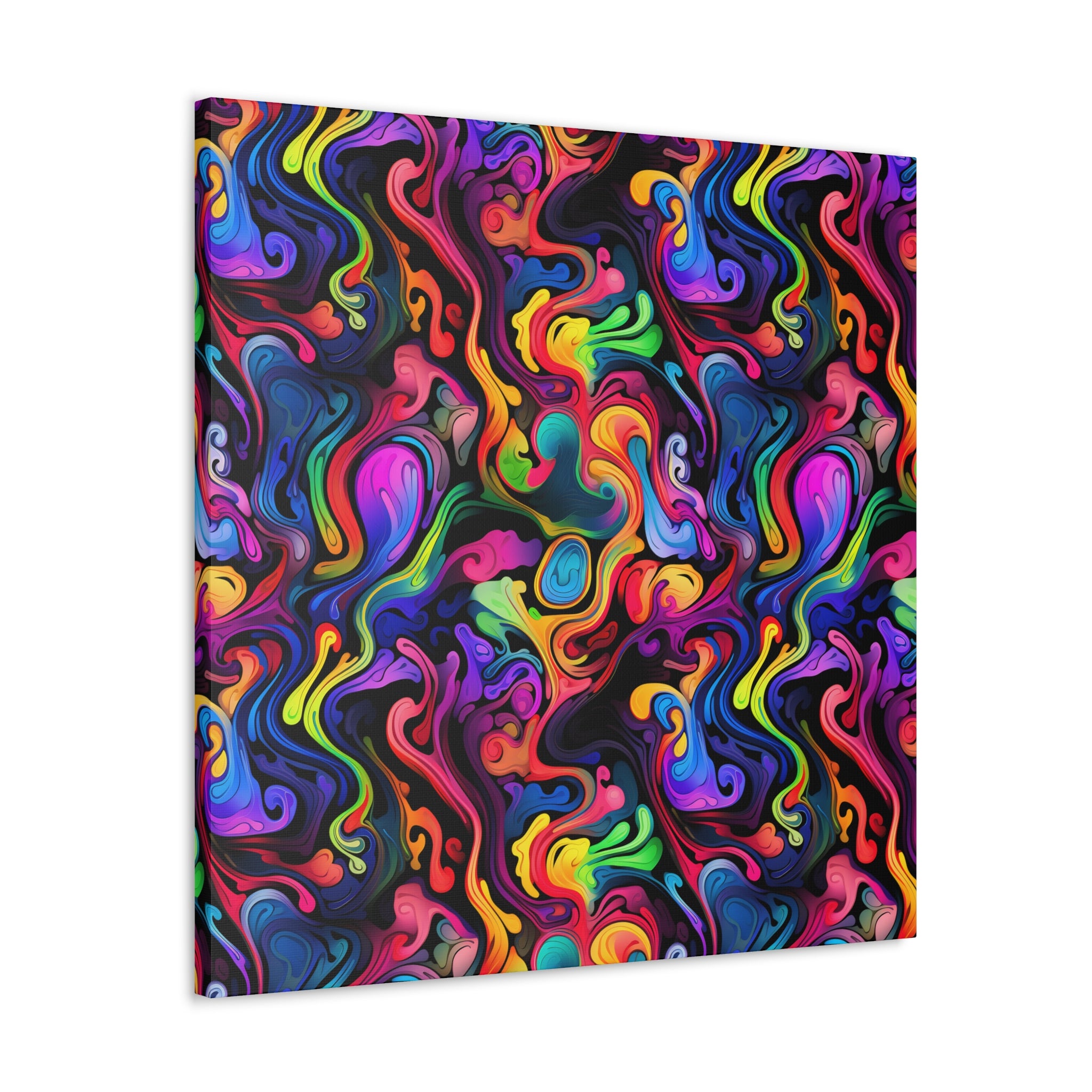 Psychedelic Whirlwind Canvas Print Art