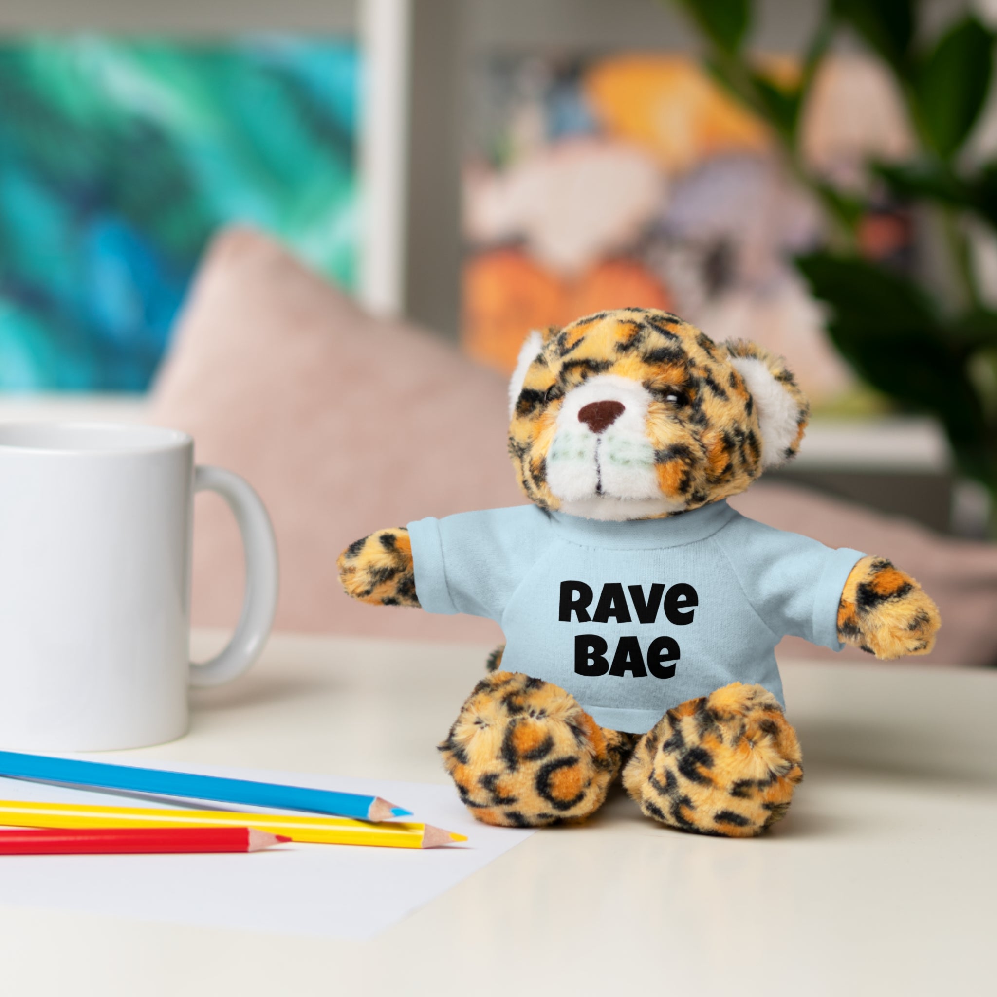 Rave Bae Stuffed Animal with Tee