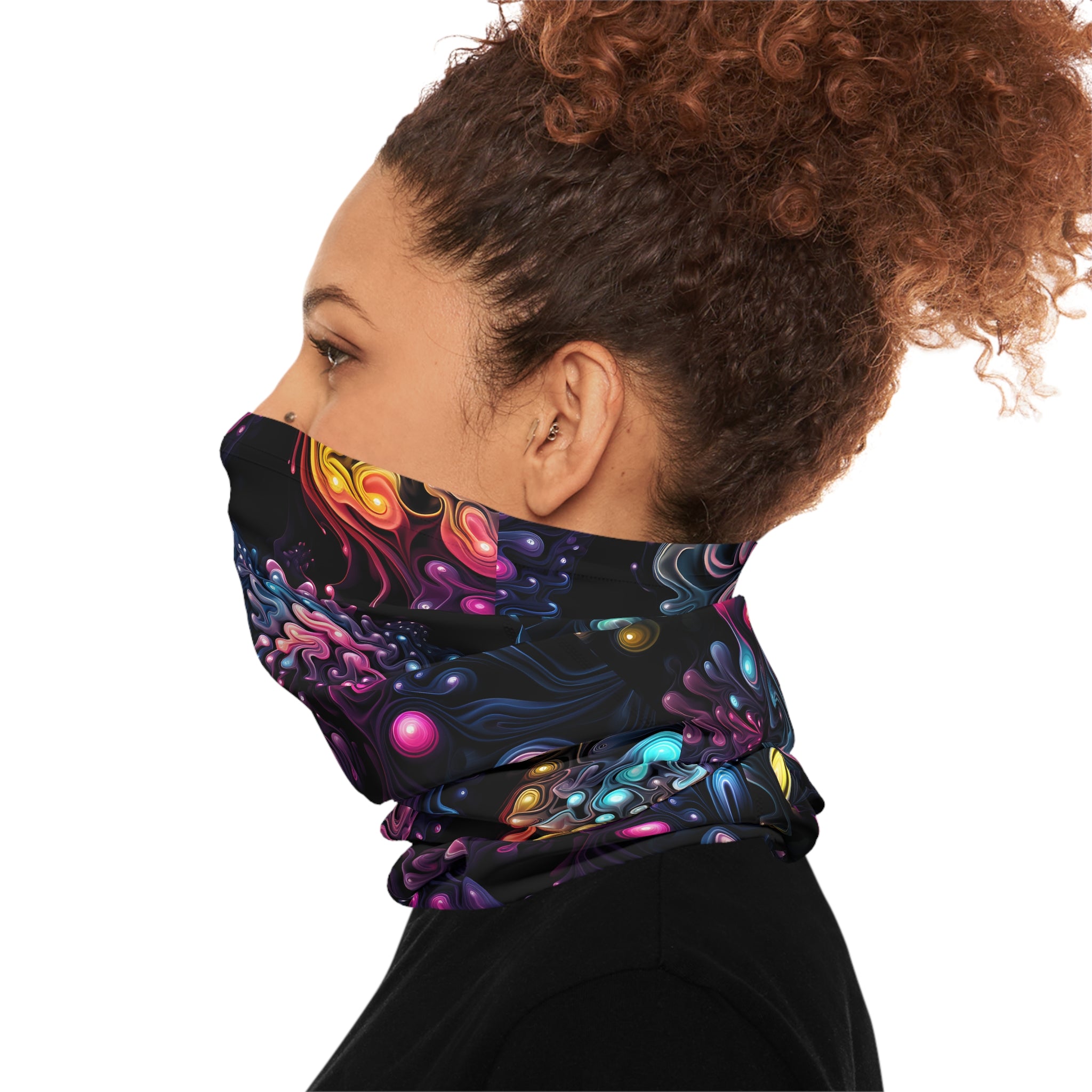 Kaleidoscopic Kinesis Bandana Rave Mask