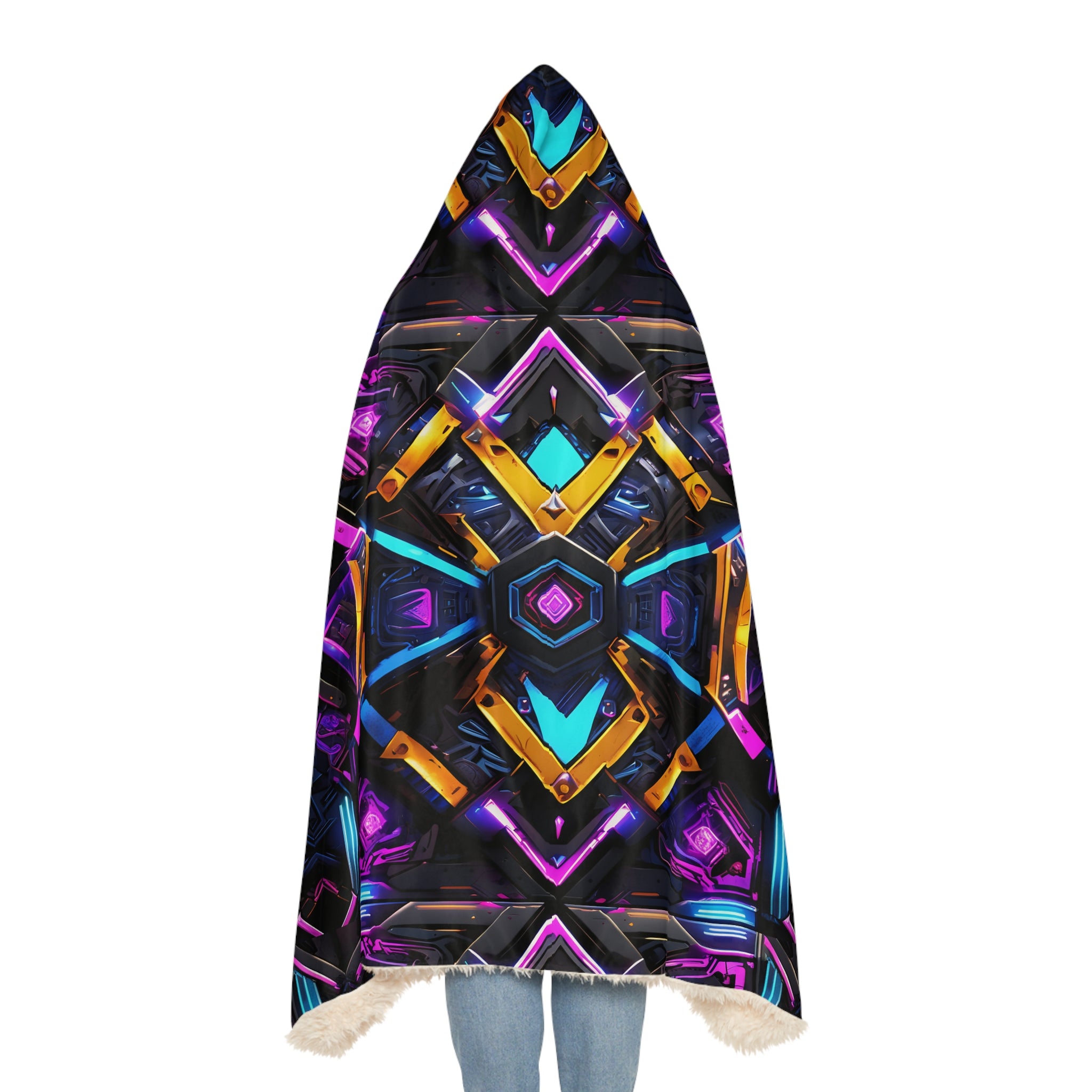 Vibrant Vertex Snuggle Blanket