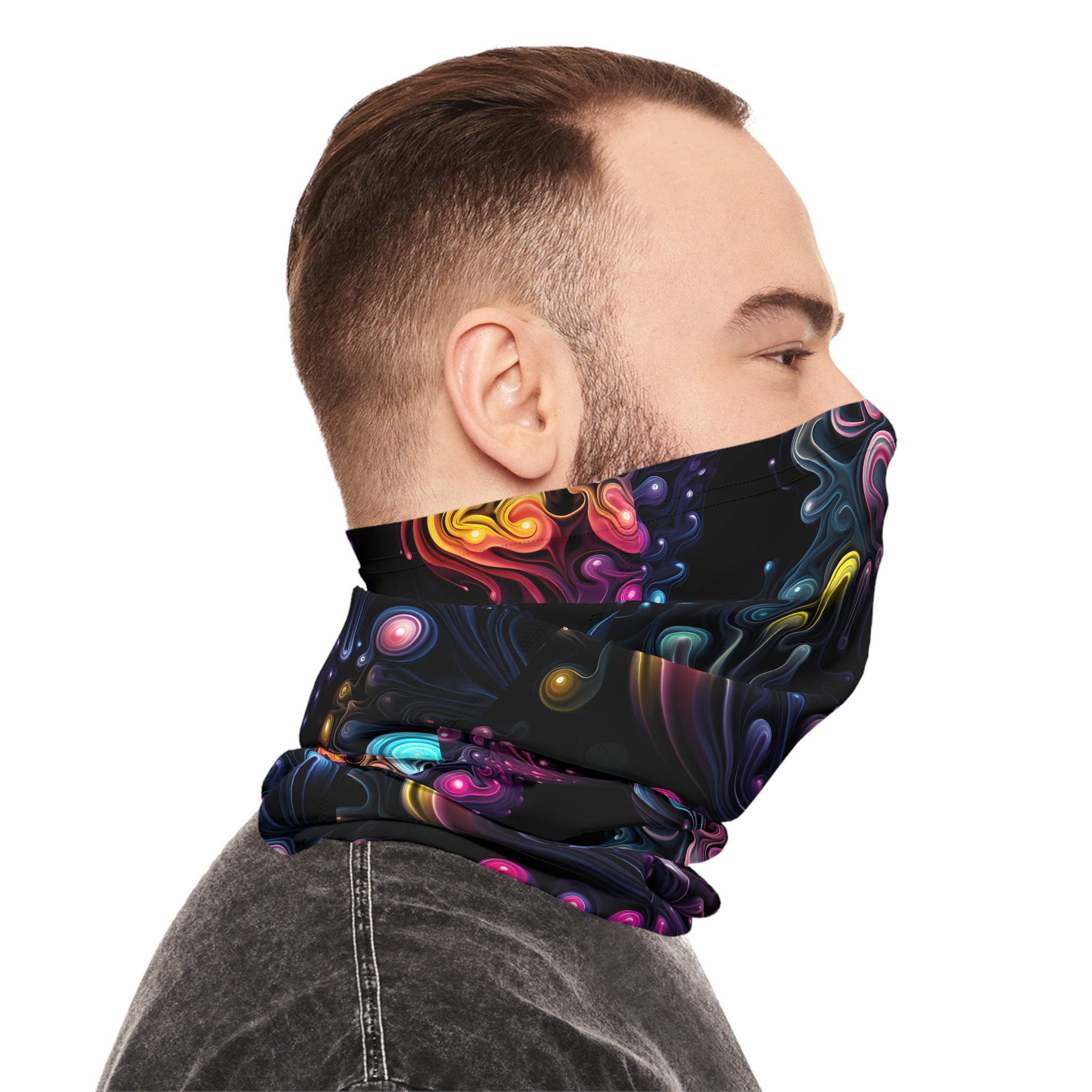 Kaleidoscopic Kinesis Bandana Rave Mask