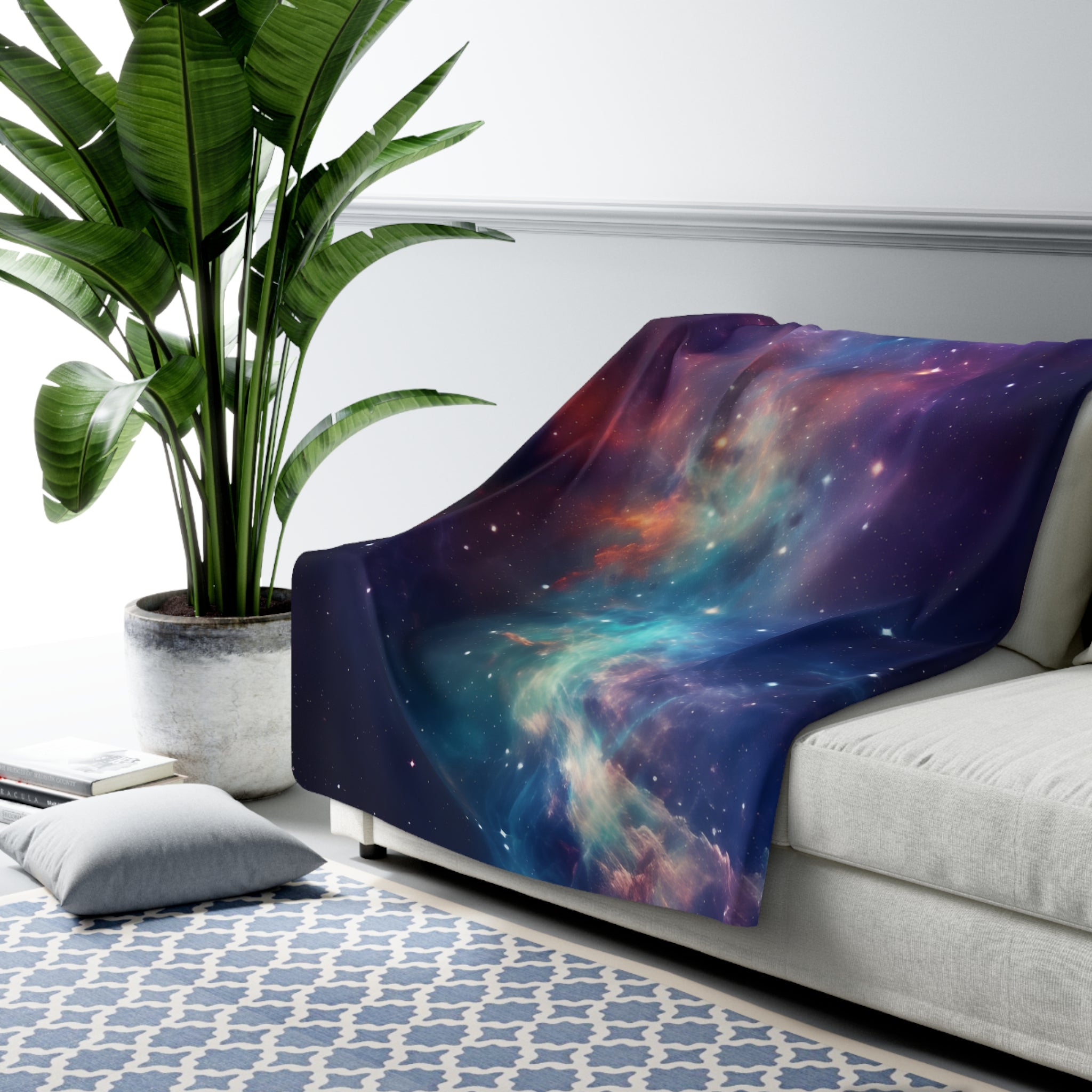 Galactic Glimmer Fleece Blanket