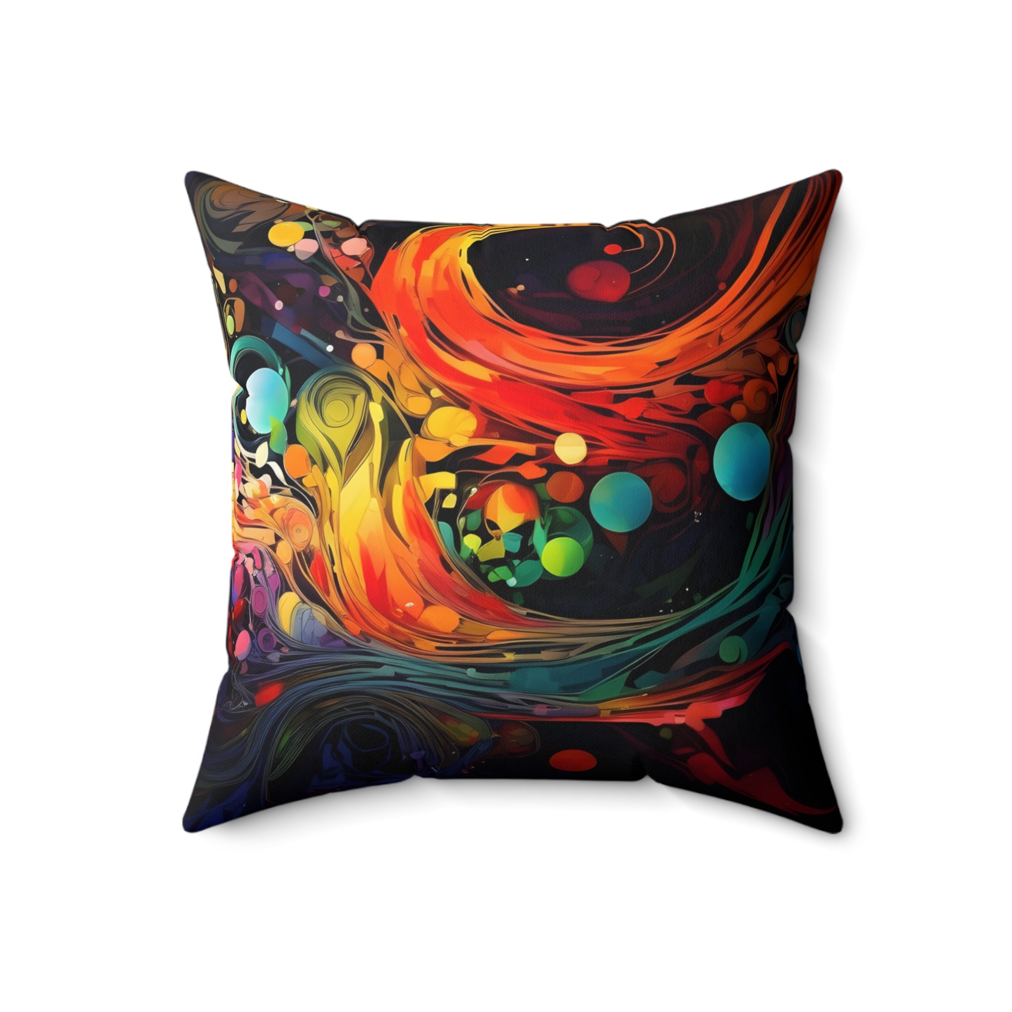 Technicolor Trip Square Pillow