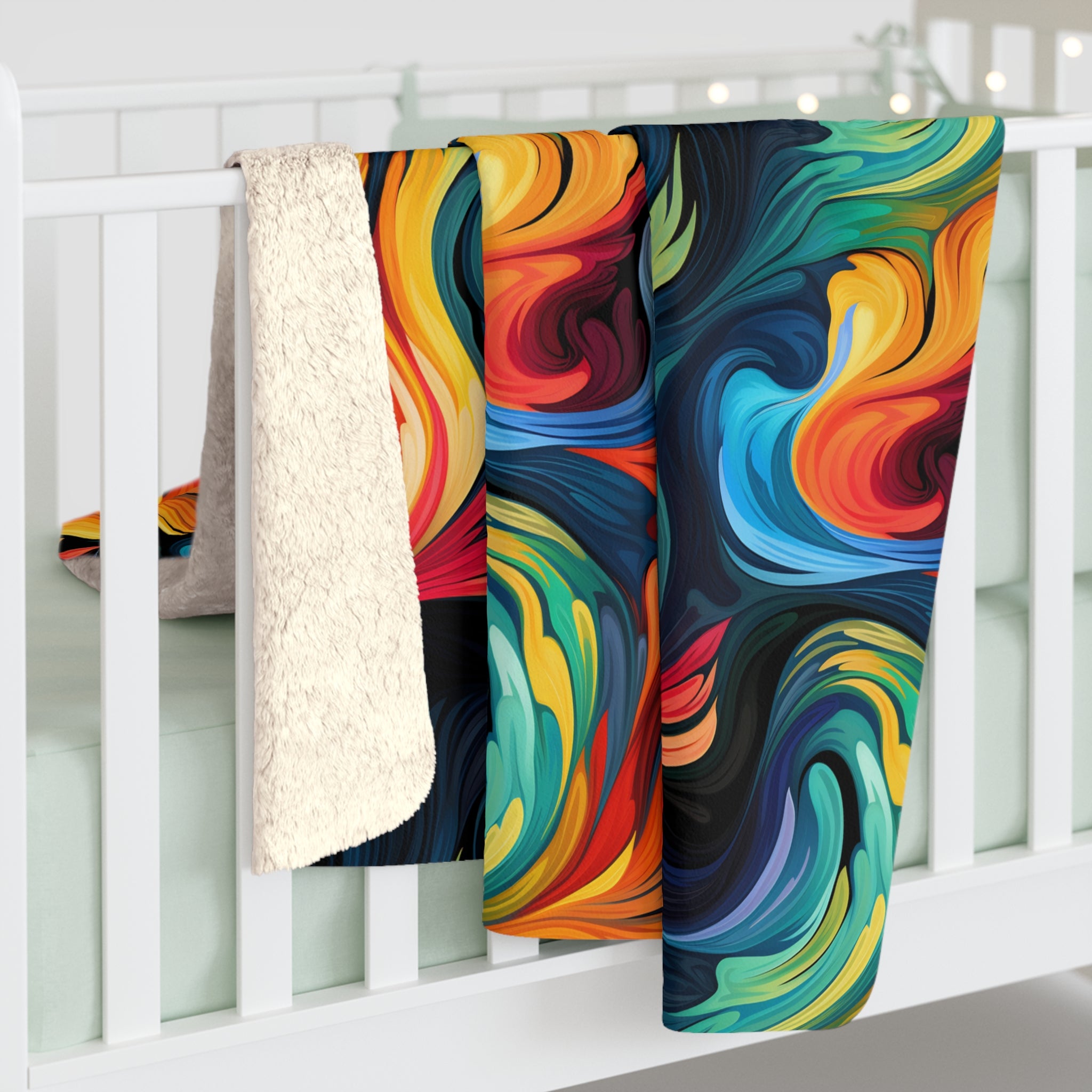 Technicolor Tranquility Fleece Blanket