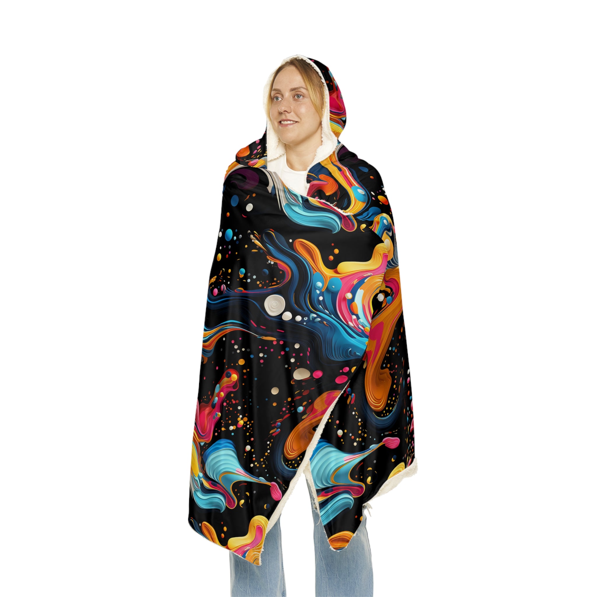 Trippy Tidal Wave Snuggle Blanket