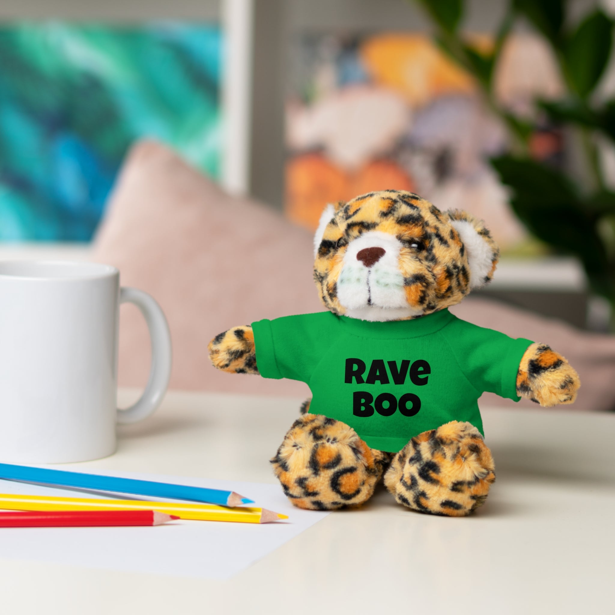 Copy of Copy of Copy of Copy of Best Rave Mom Stuffed Animal with Tee