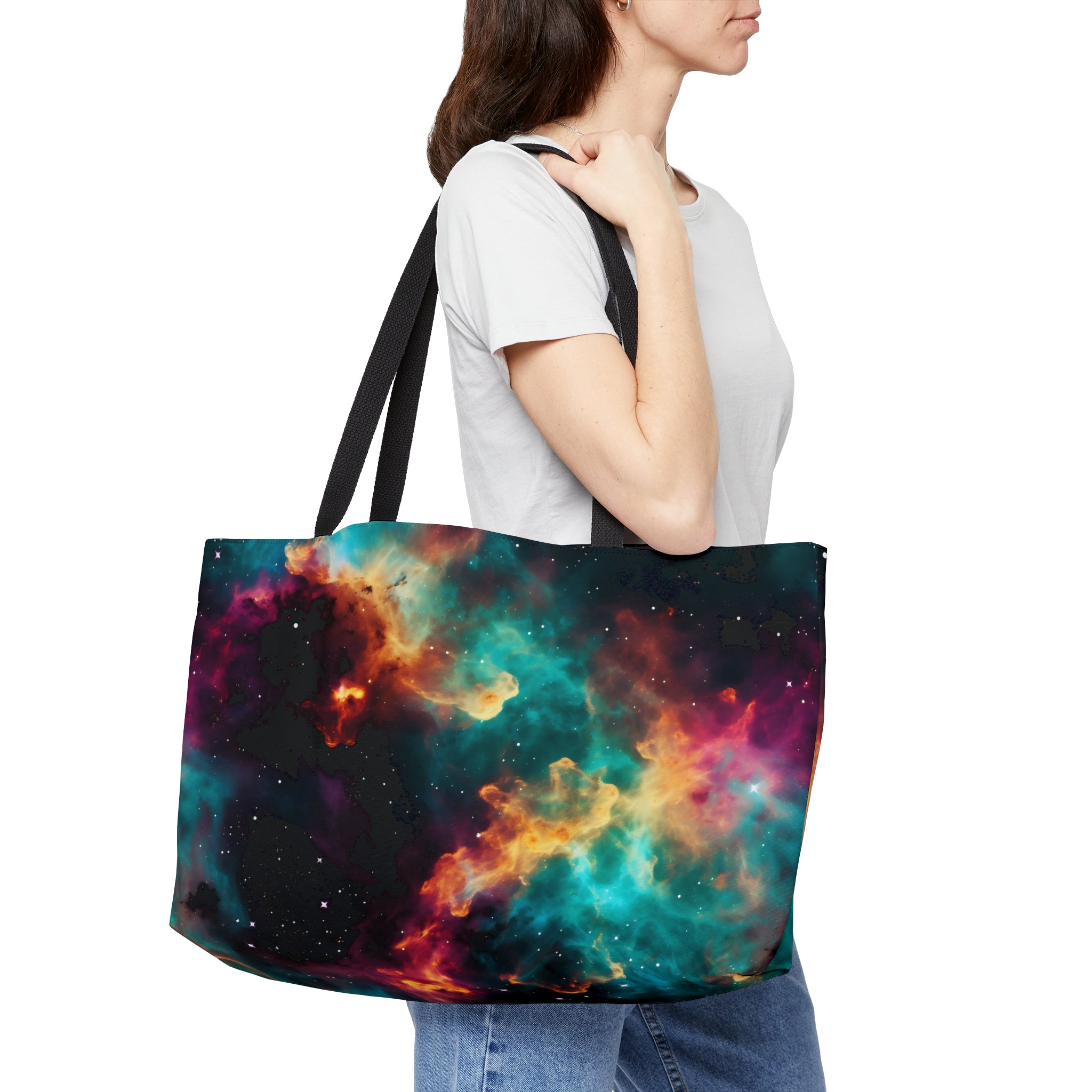 Nebula Nostalgia Weekender Tote Bag