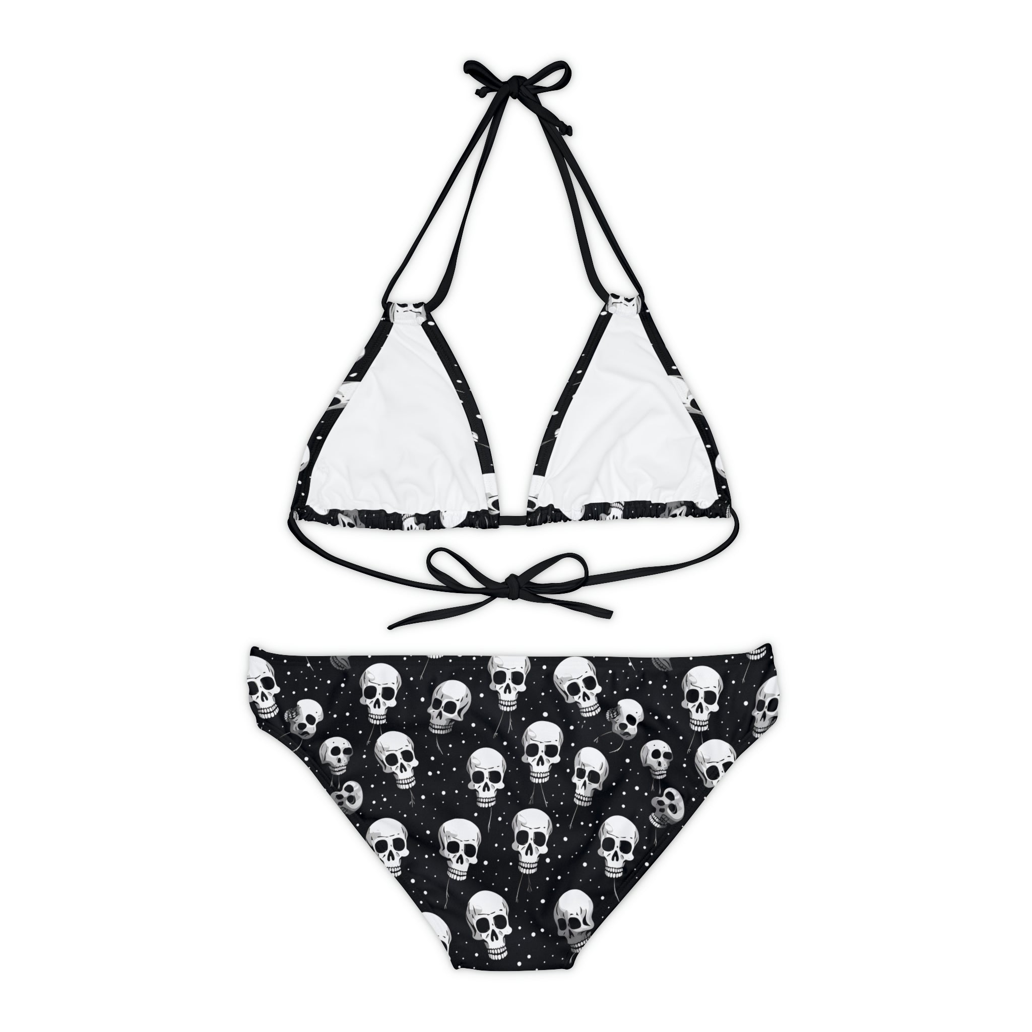 Celestial Skull Dance Strap Bikini Set