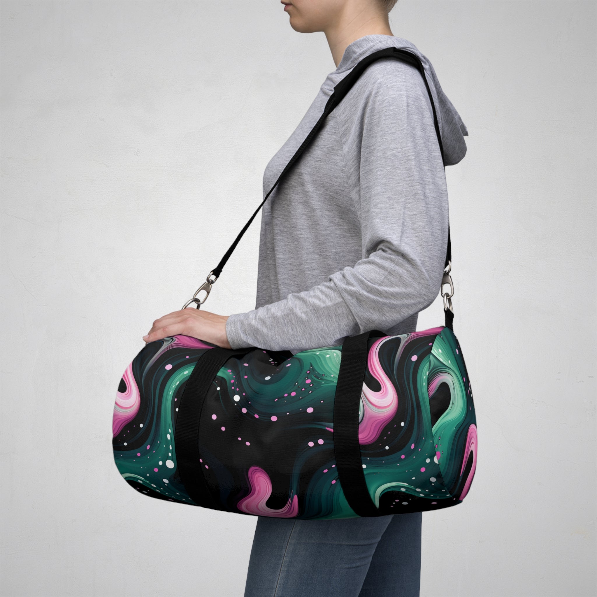 Electric Swirls Duffel Bag