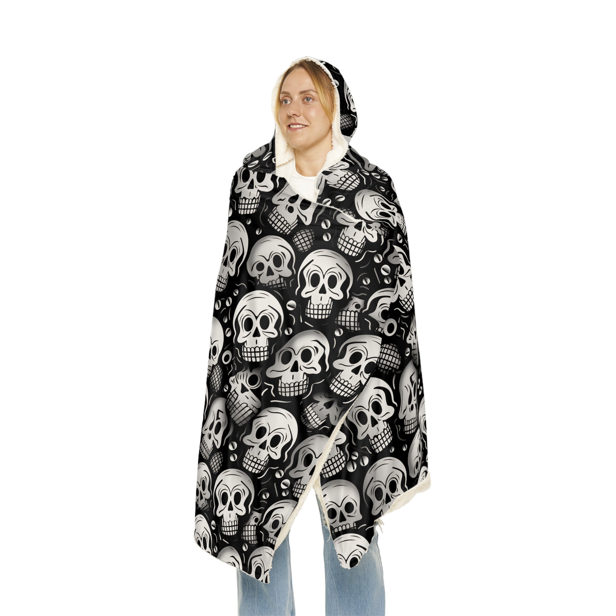 Cyber Skull Invasion Snuggle Blanket