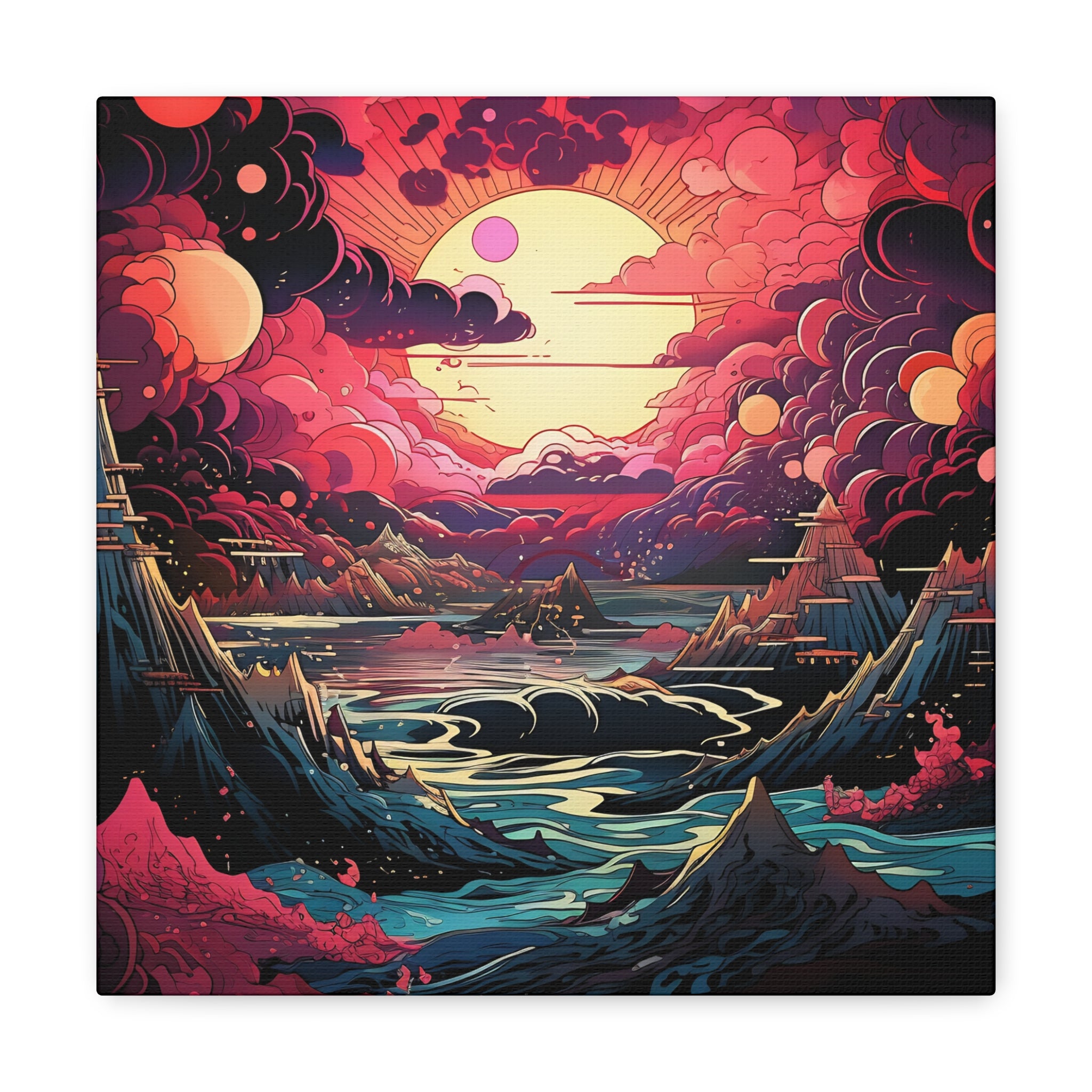 Space Safari Canvas Print Art