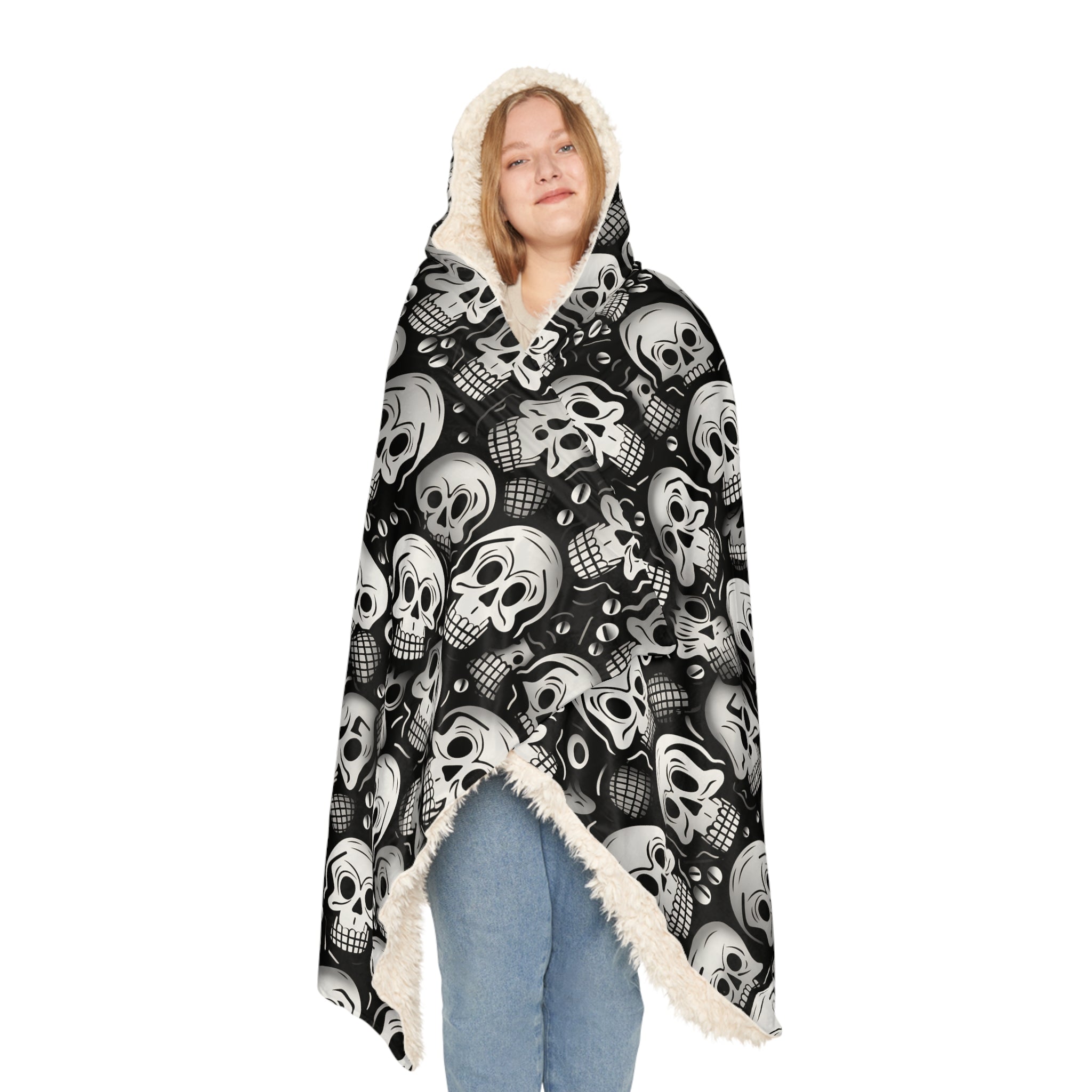 Cyber Skull Invasion Snuggle Blanket