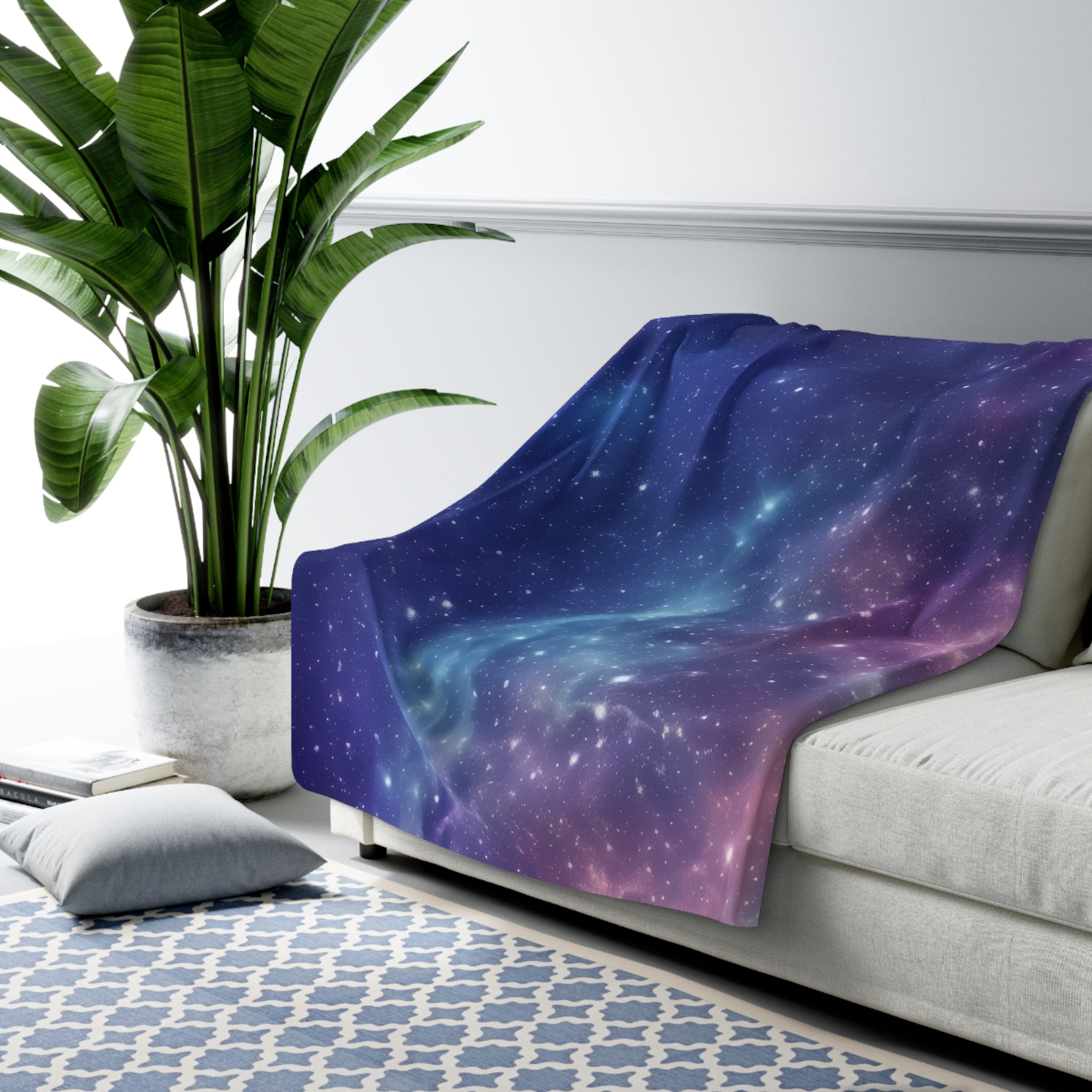 Starry Nightwalker Fleece Blanket