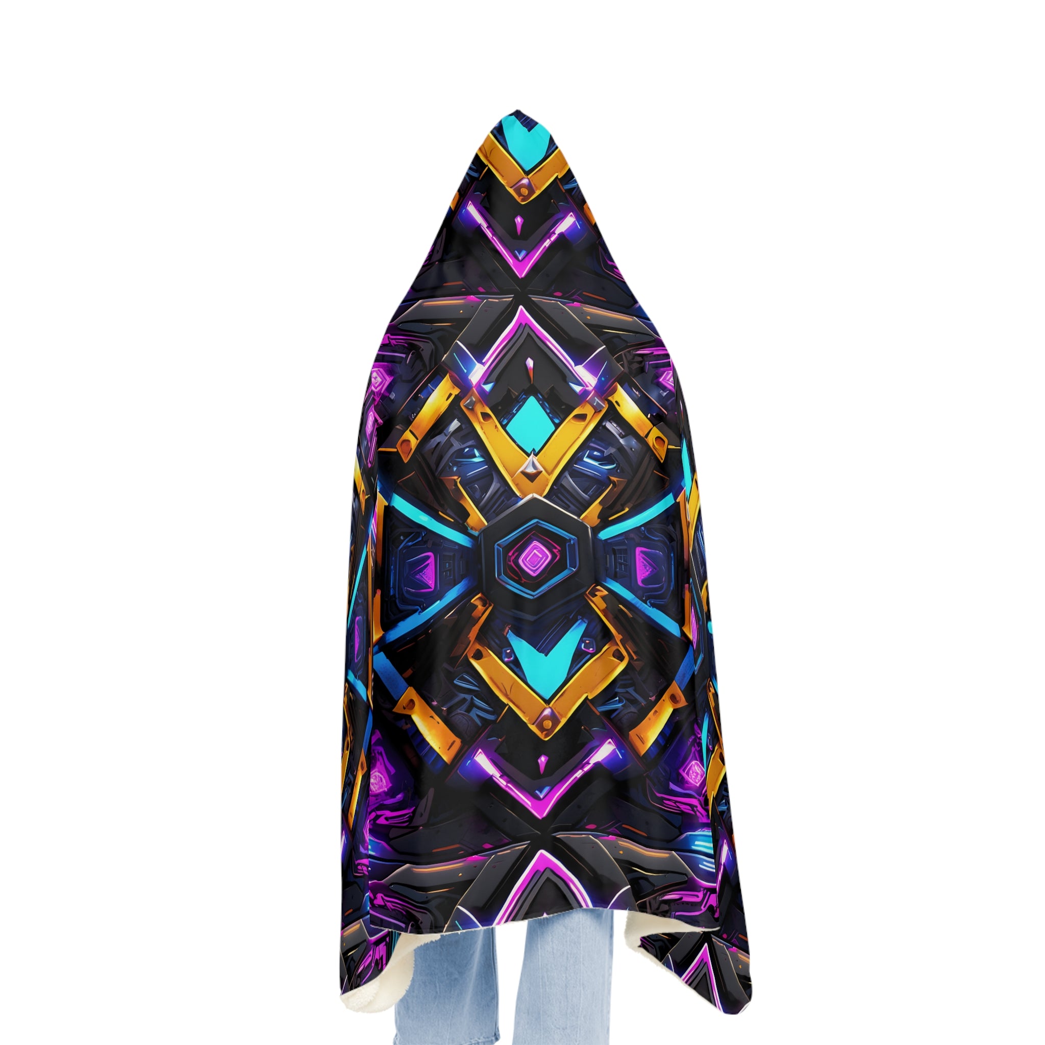 Vibrant Vertex Snuggle Blanket