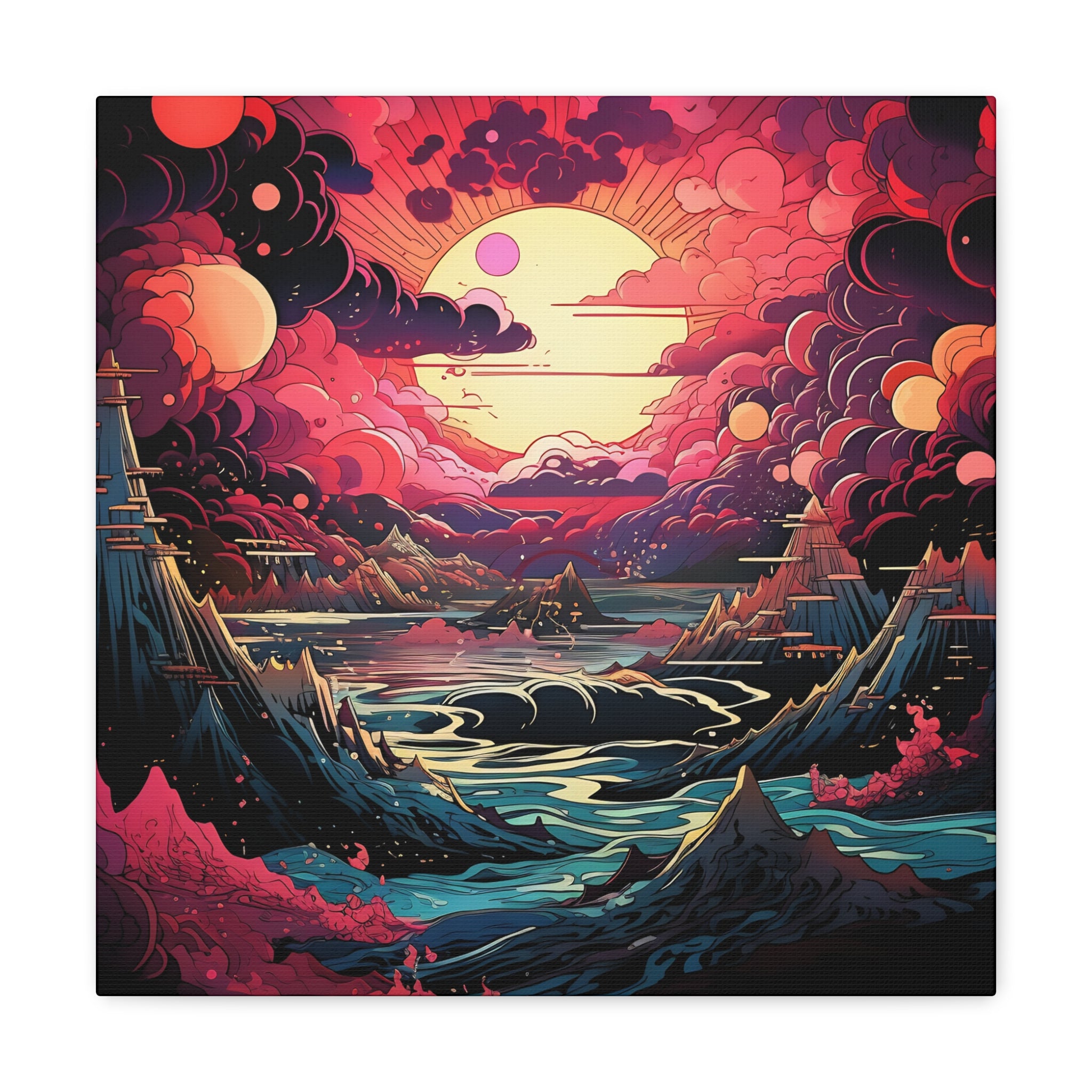 Space Safari Canvas Print Art