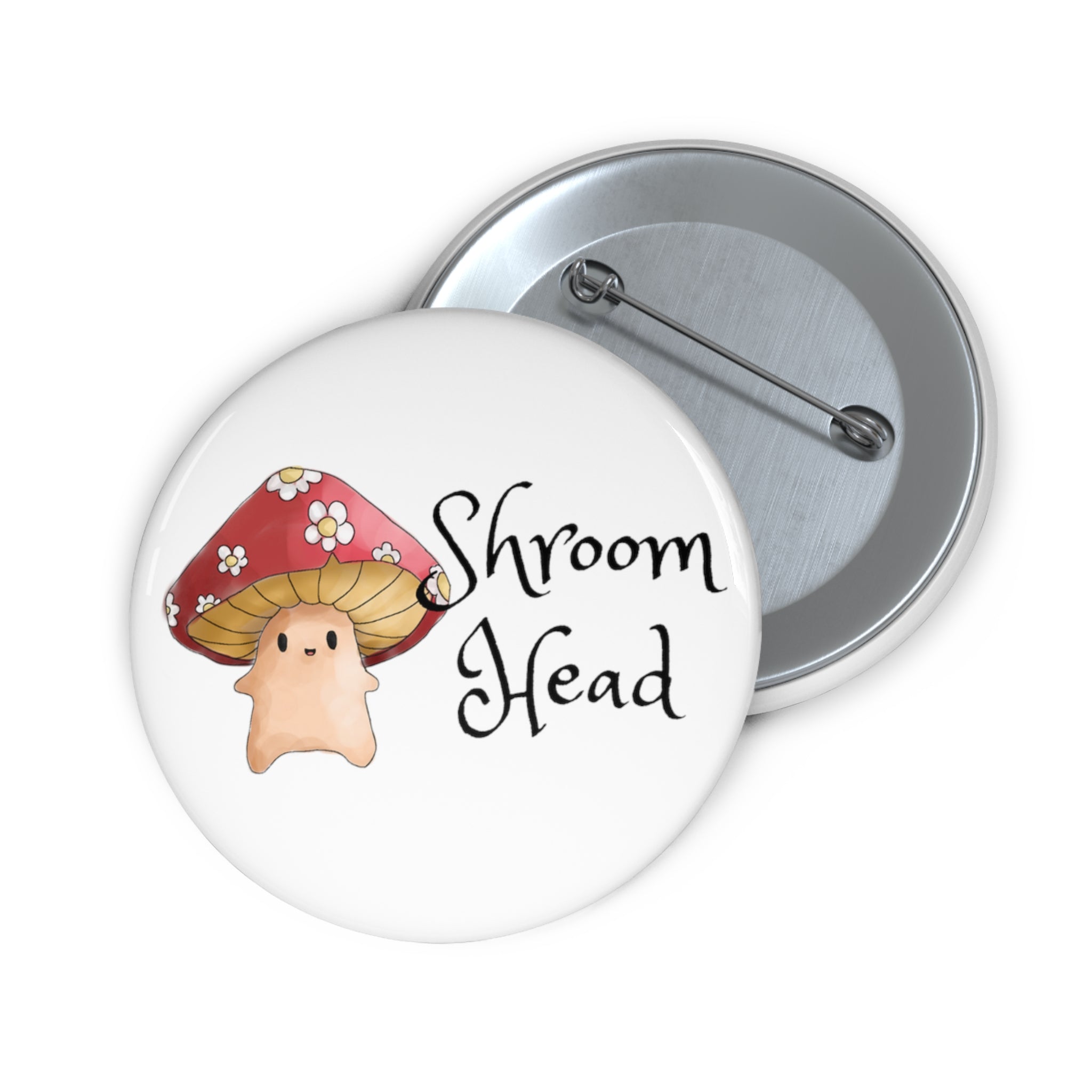 Shroom Head Pin Button