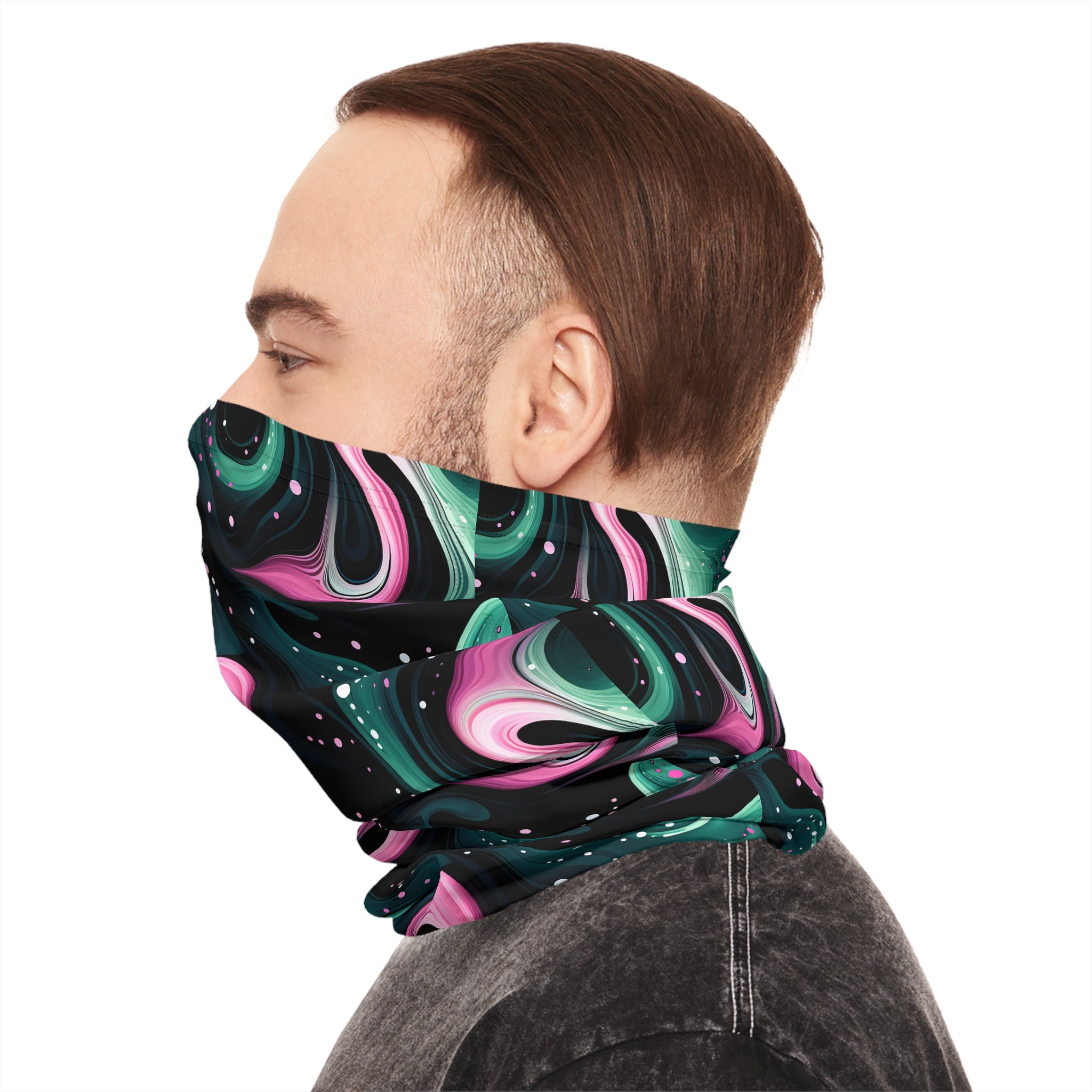 Electric Swirls Bandana Rave Mask