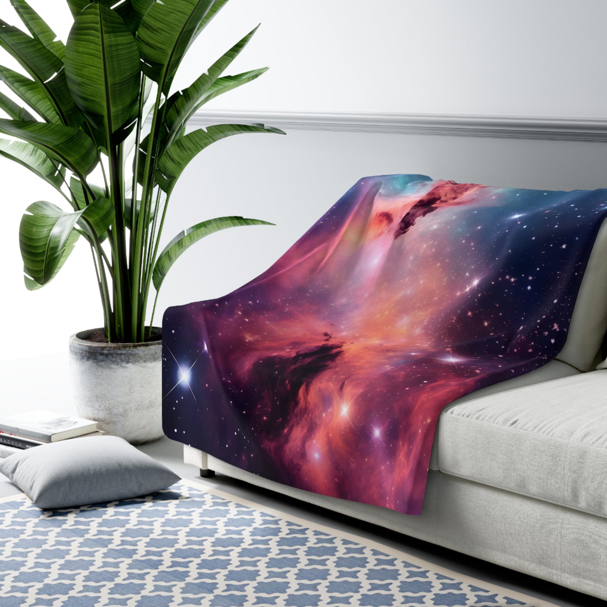 Nebulous Orbit Fleece Blanket