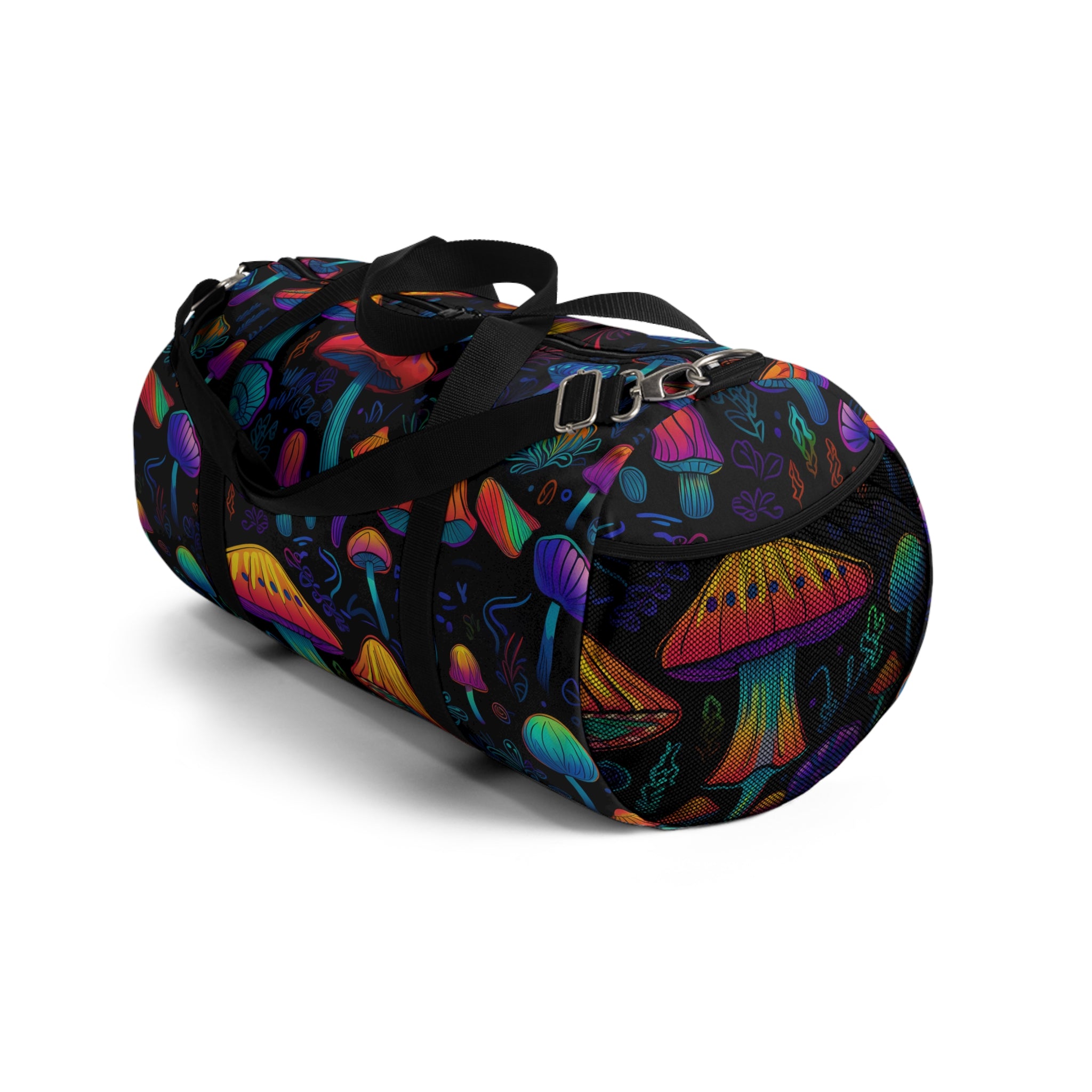 Neon Nostalgia Fungi Duffel Bag