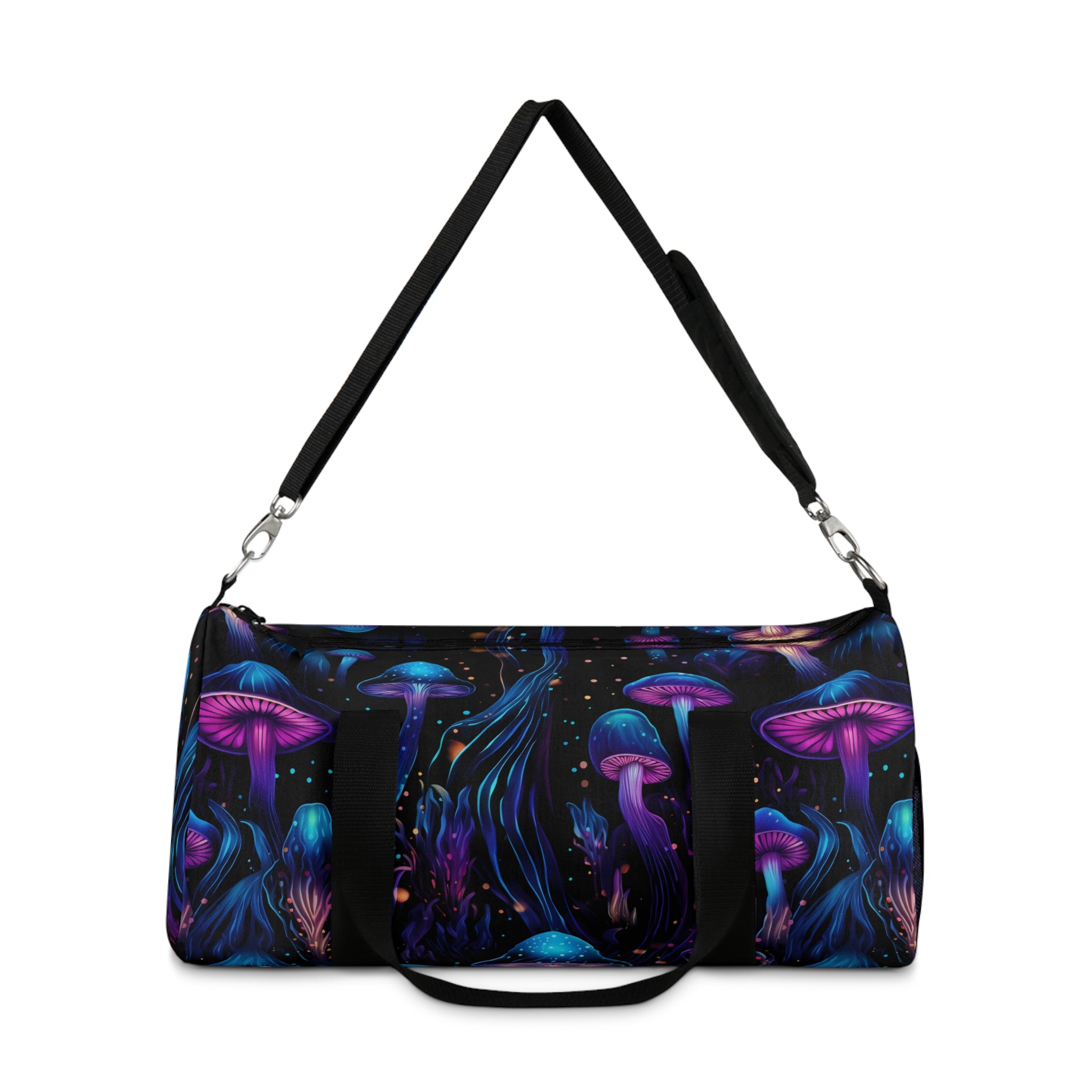 Electric Mushroom Dream Duffel Bag