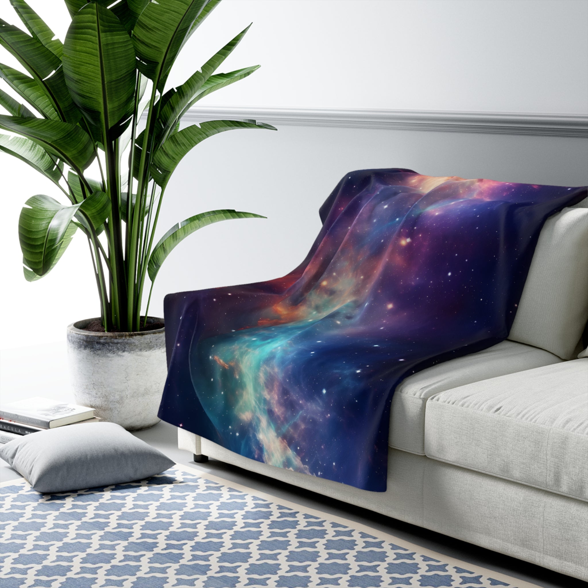 Galactic Glimmer Fleece Blanket