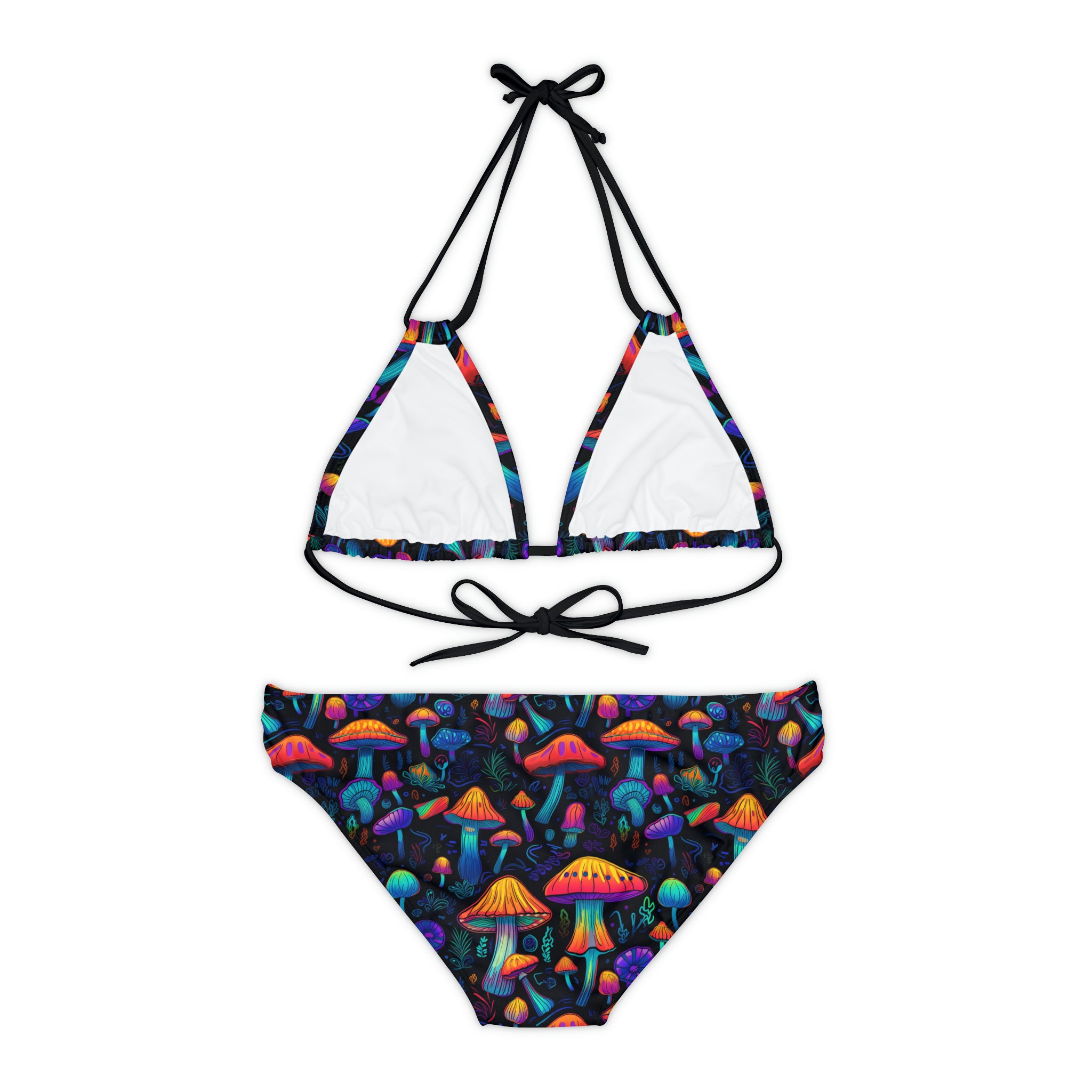 Neon Nostalgia Fungi Strap Bikini Set