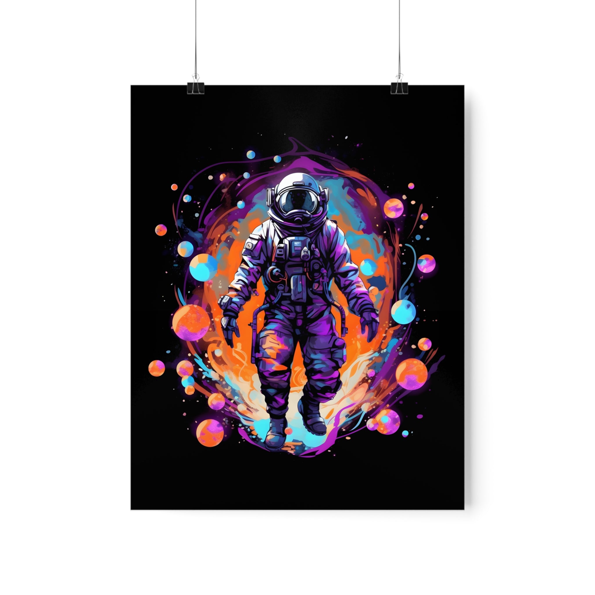 Space Age Style Premium Matte Poster