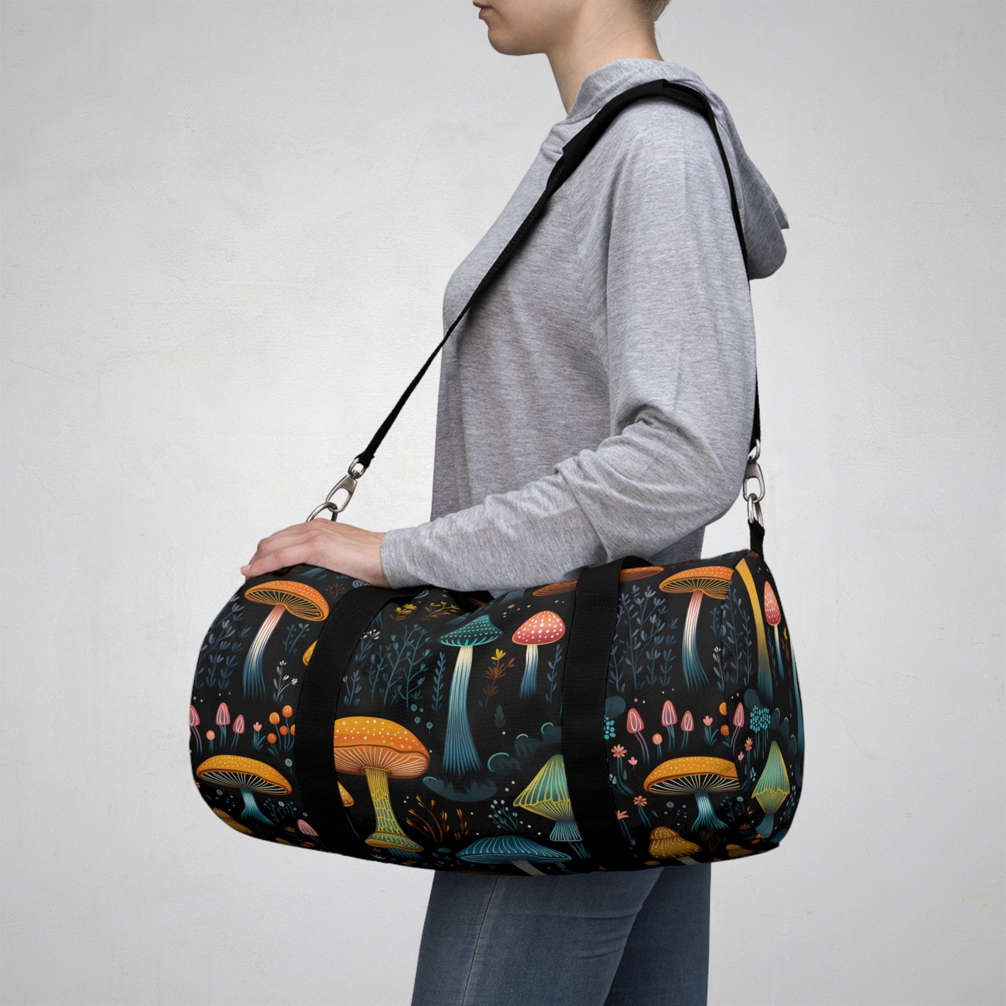 Hypnotic Fungal Fantasy Duffel Bag