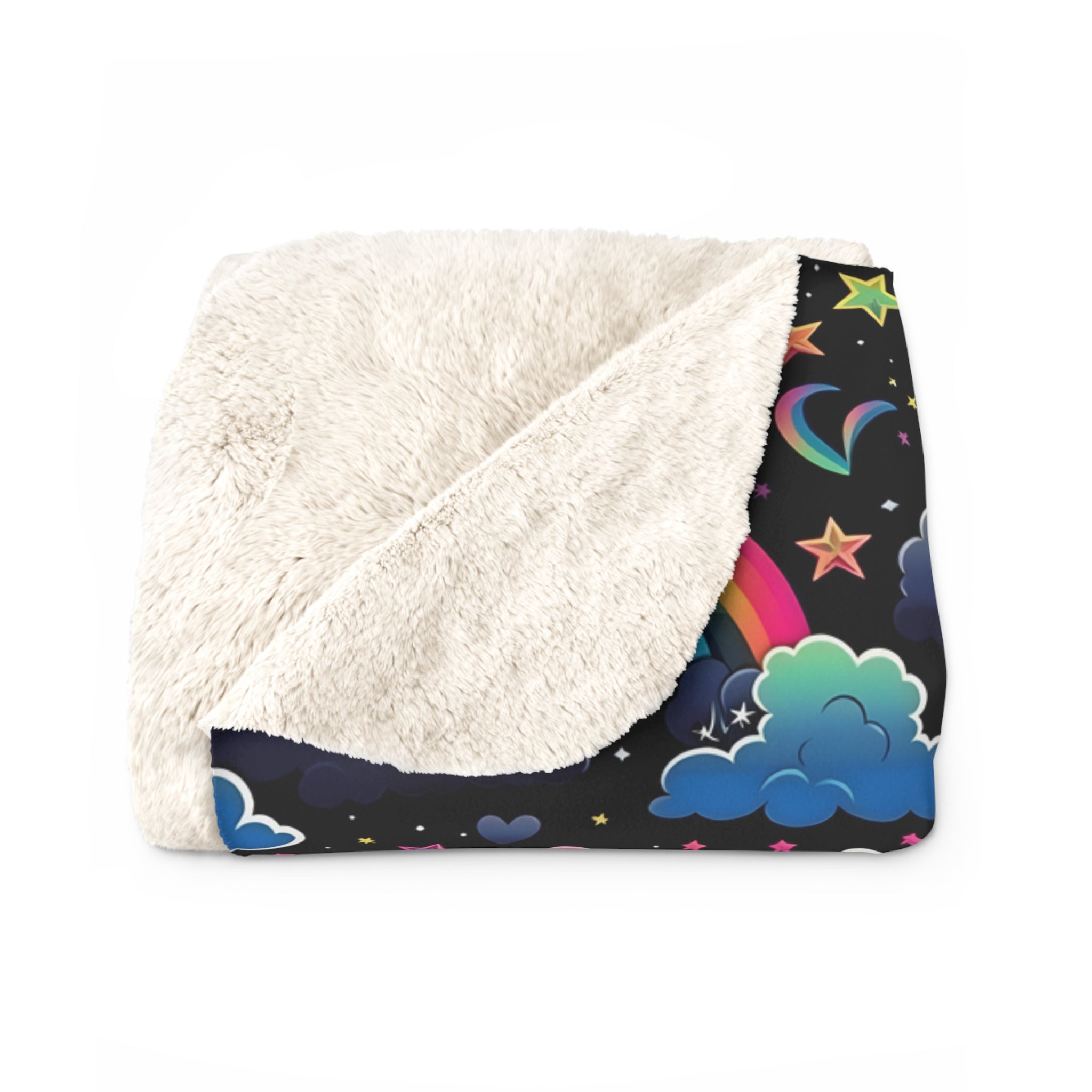 Rainbow Affection Fleece Blanket