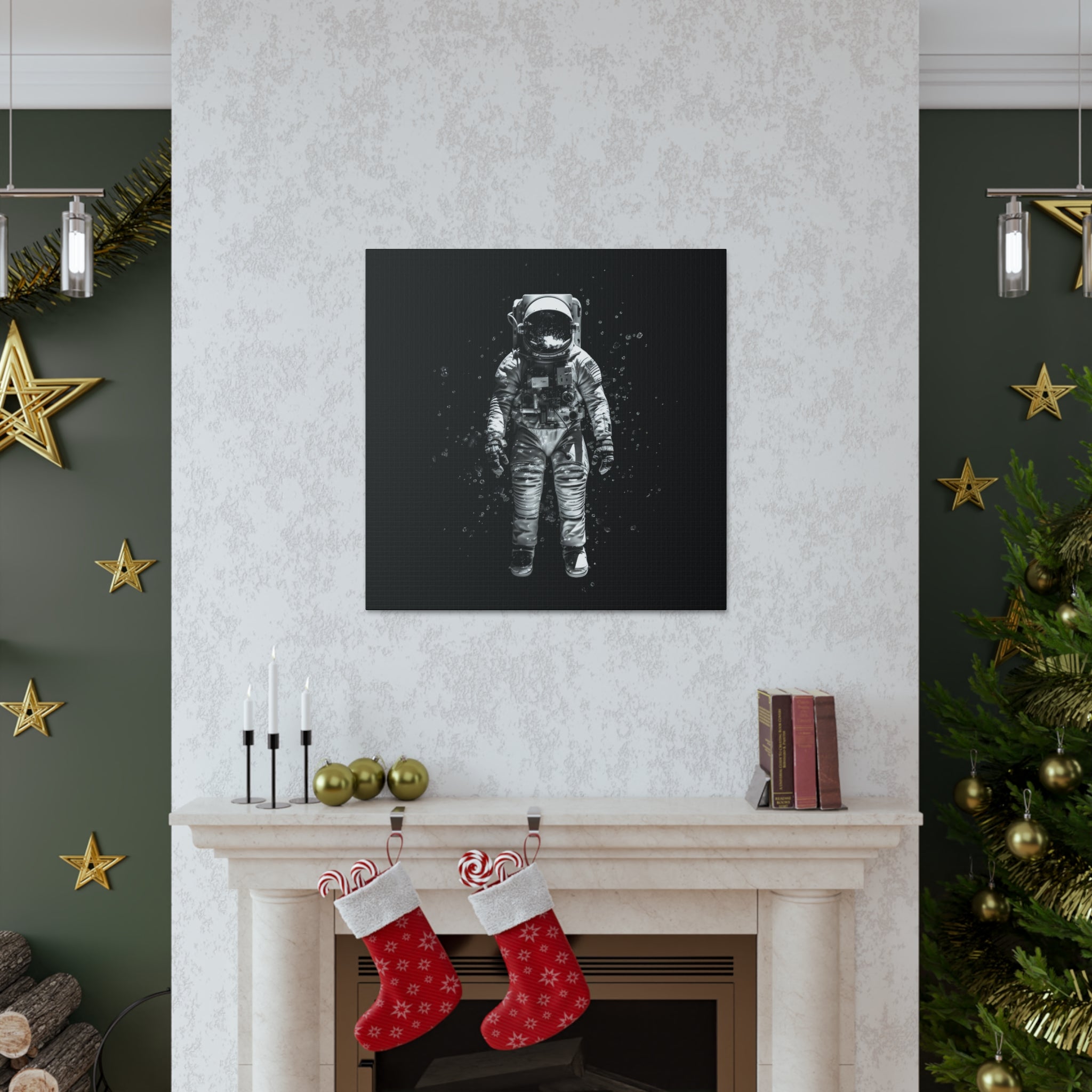 Astronaut Aesthetics Canvas Print Art