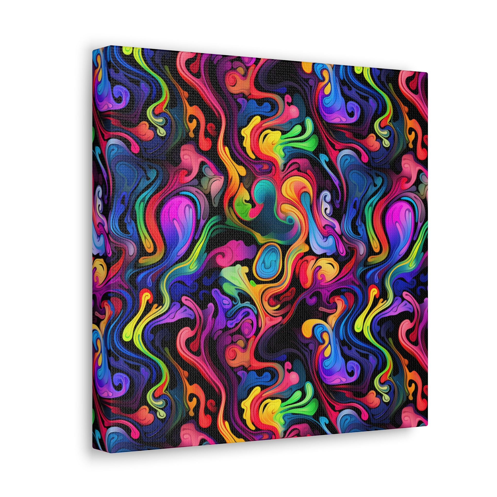 Psychedelic Whirlwind Canvas Print Art