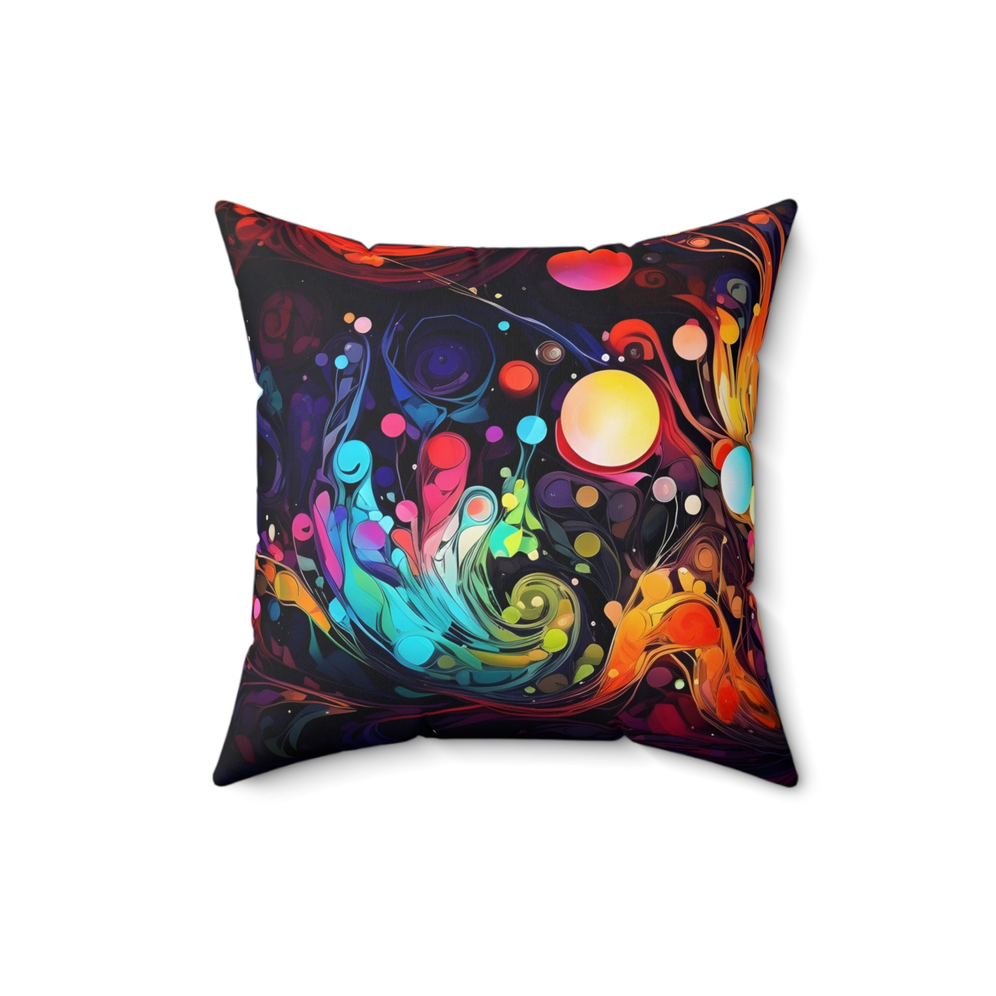 Technicolor Trip Square Pillow