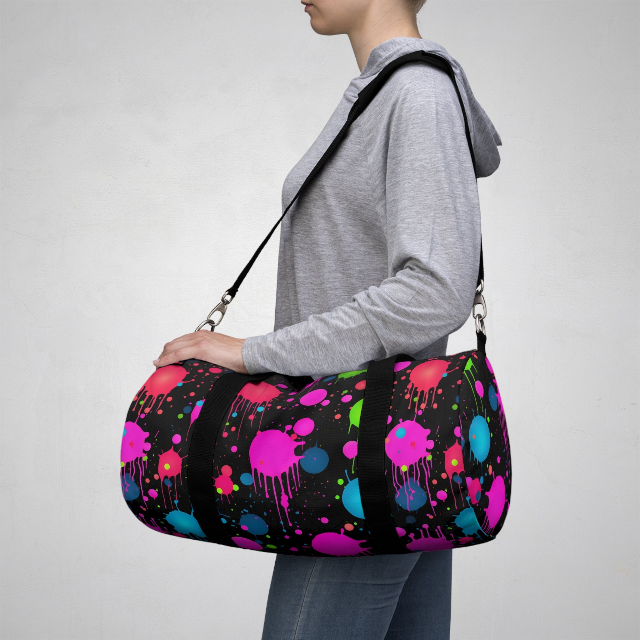 Neon Spark Duffel Bag