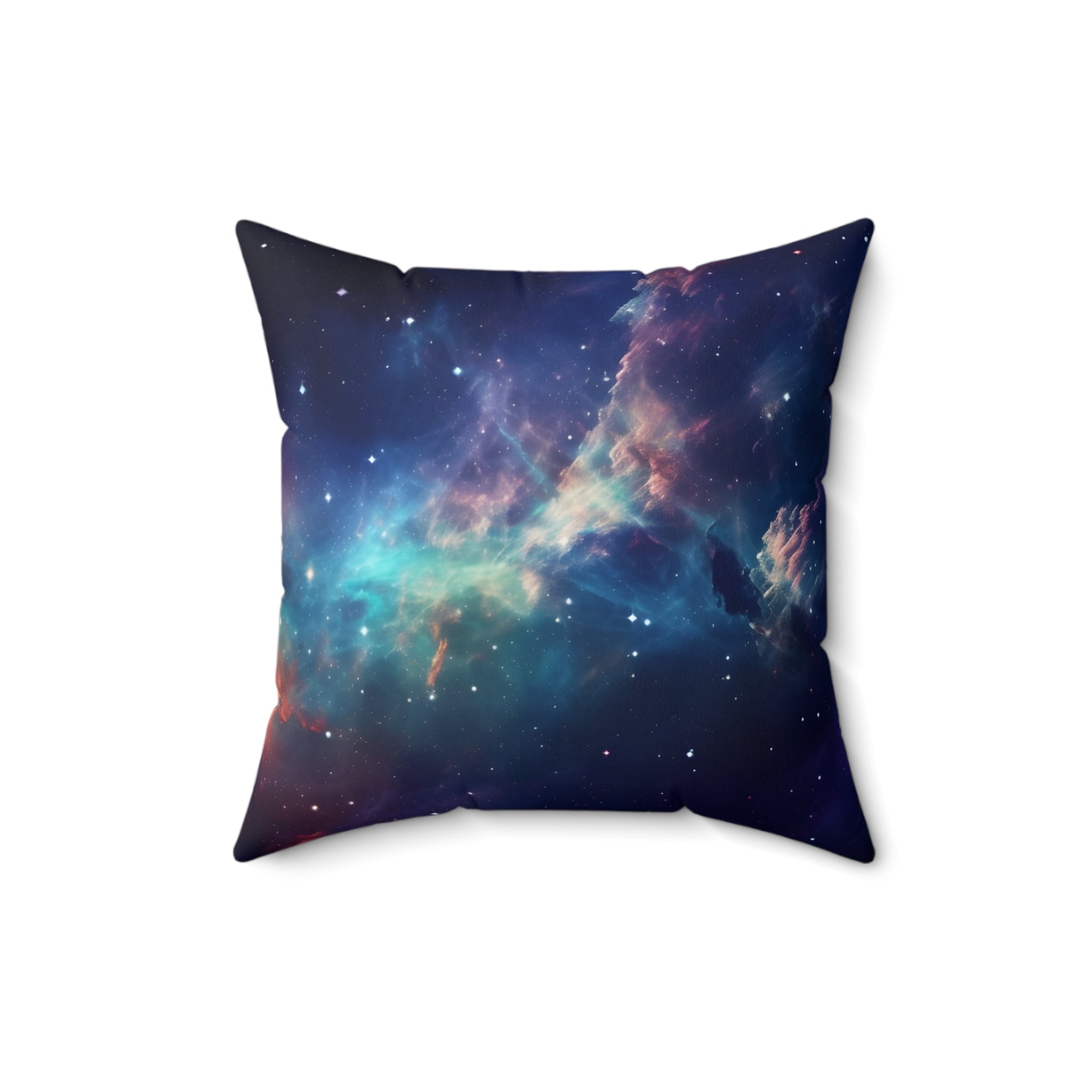 Galactic Glimmer Square Pillow