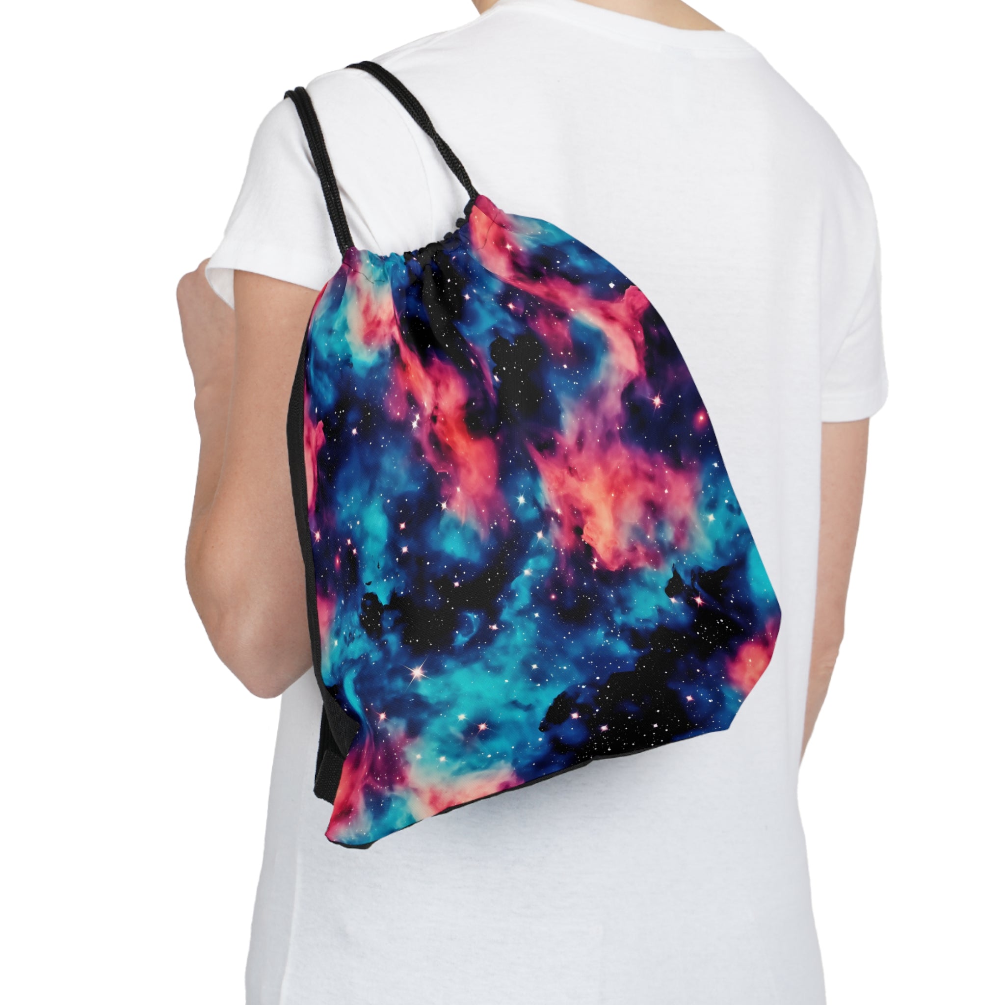 Spiral Galaxy Drawstring Bag