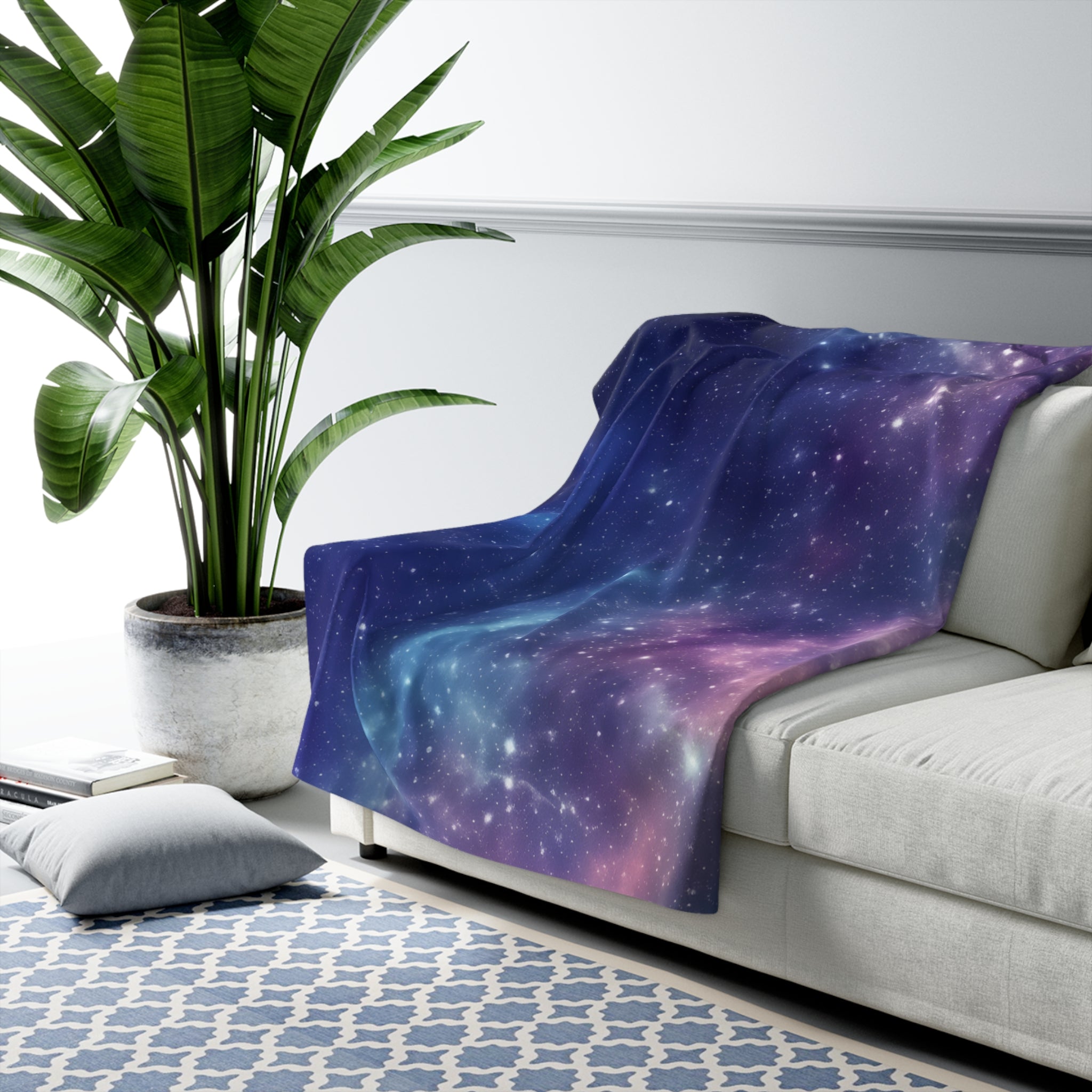 Starry Nightwalker Fleece Blanket